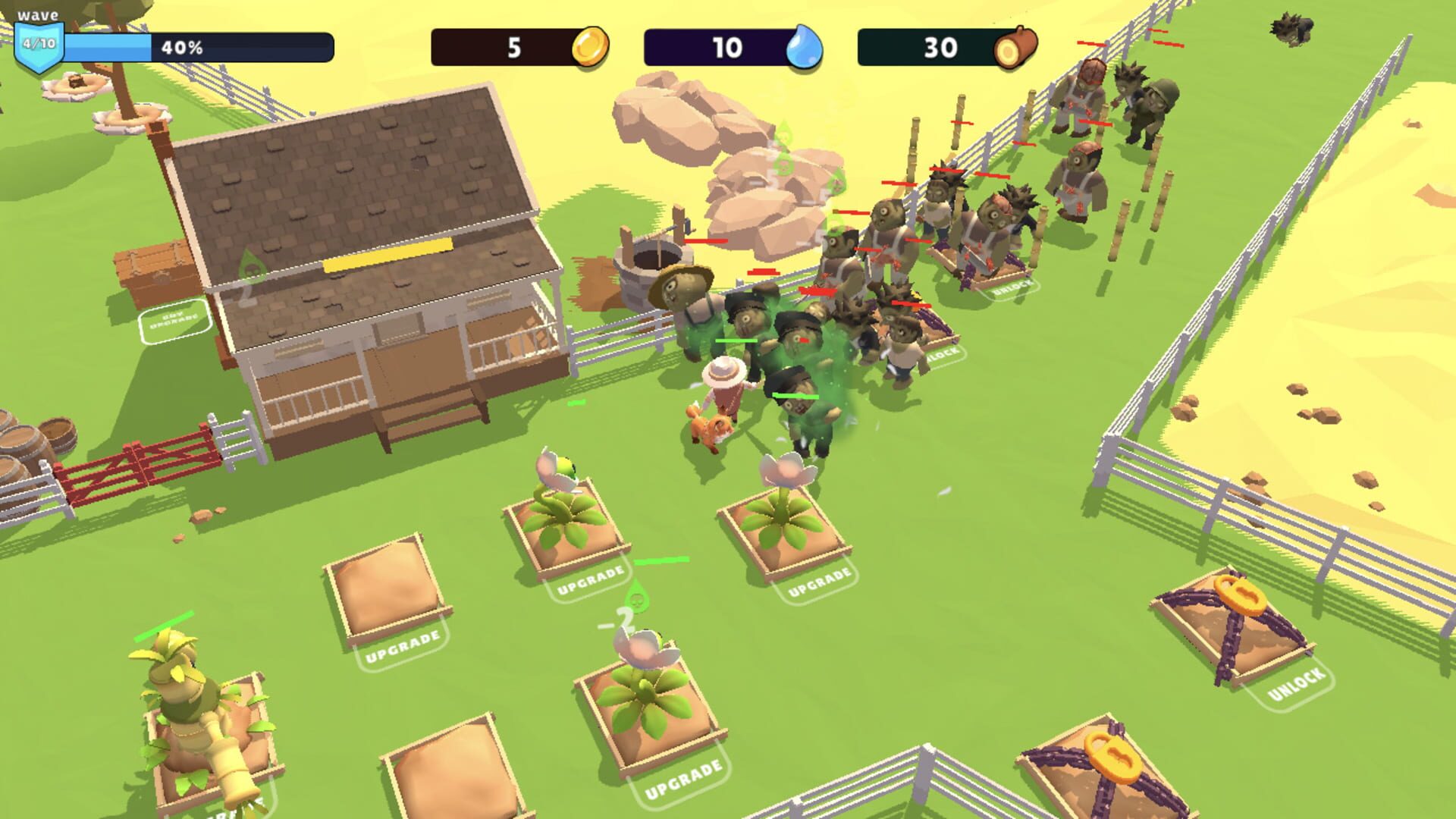 Foto do jogo Zombie Garden vs. Plants Defence