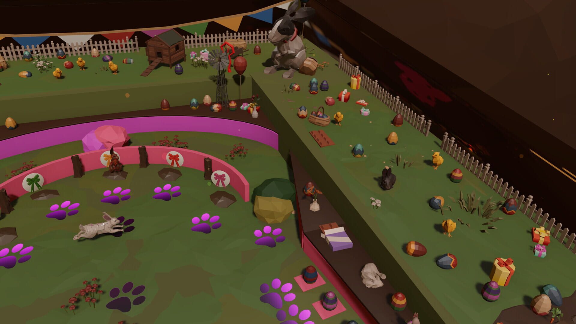 Foto do jogo Roxy Raccoon's Pinball Panic: Easter Extravaganza