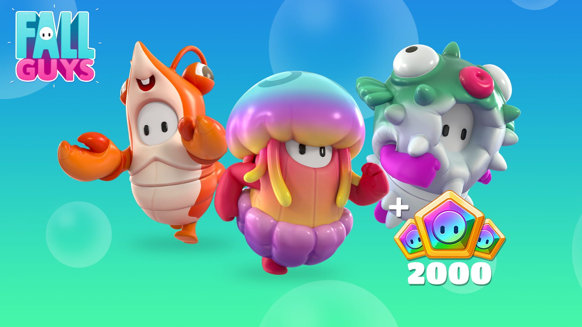 Foto do jogo Fall Guys: Stunning Sealife Pack