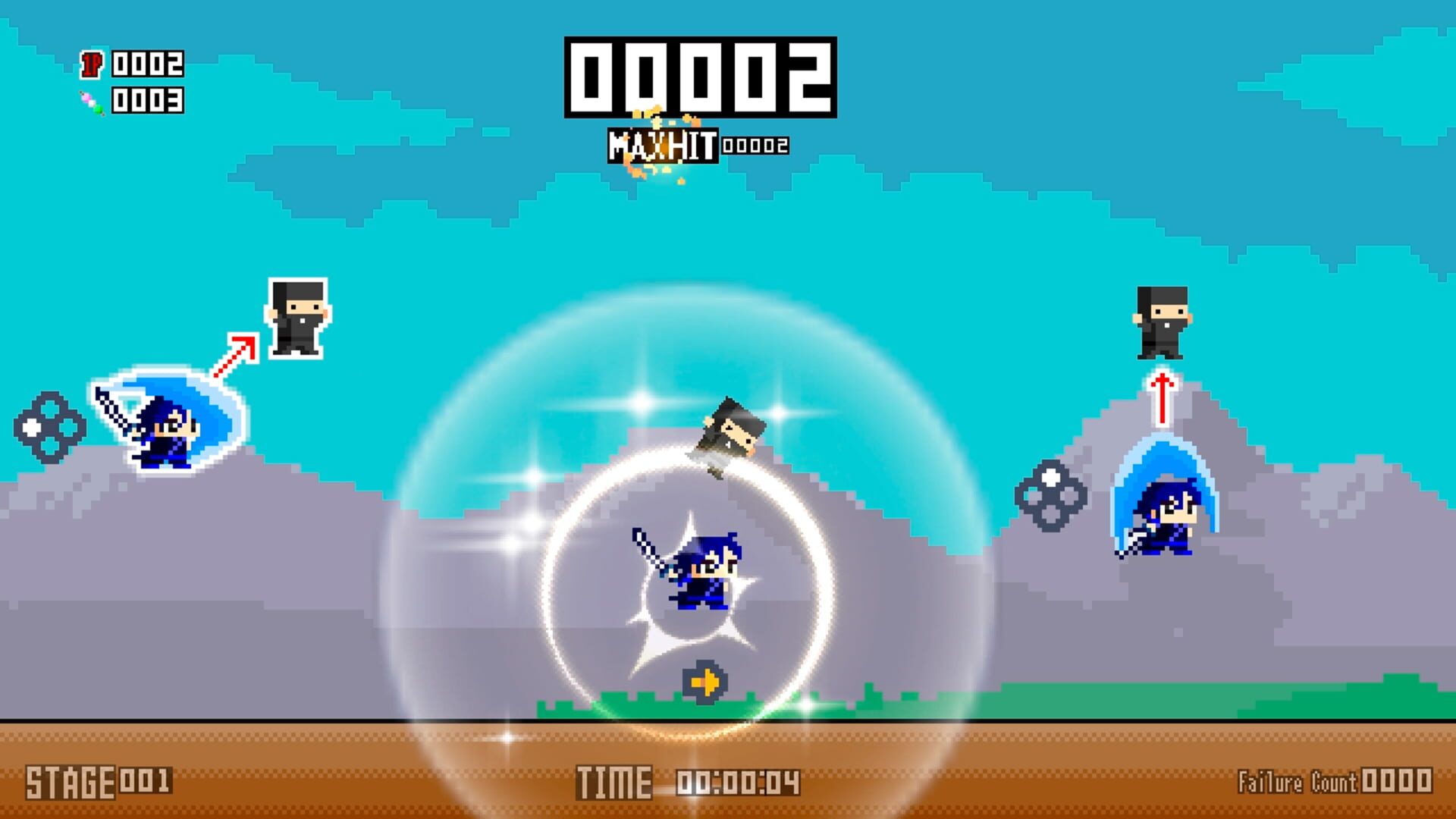 Foto do jogo Pixel Game Maker Series: Ninja Otedama R