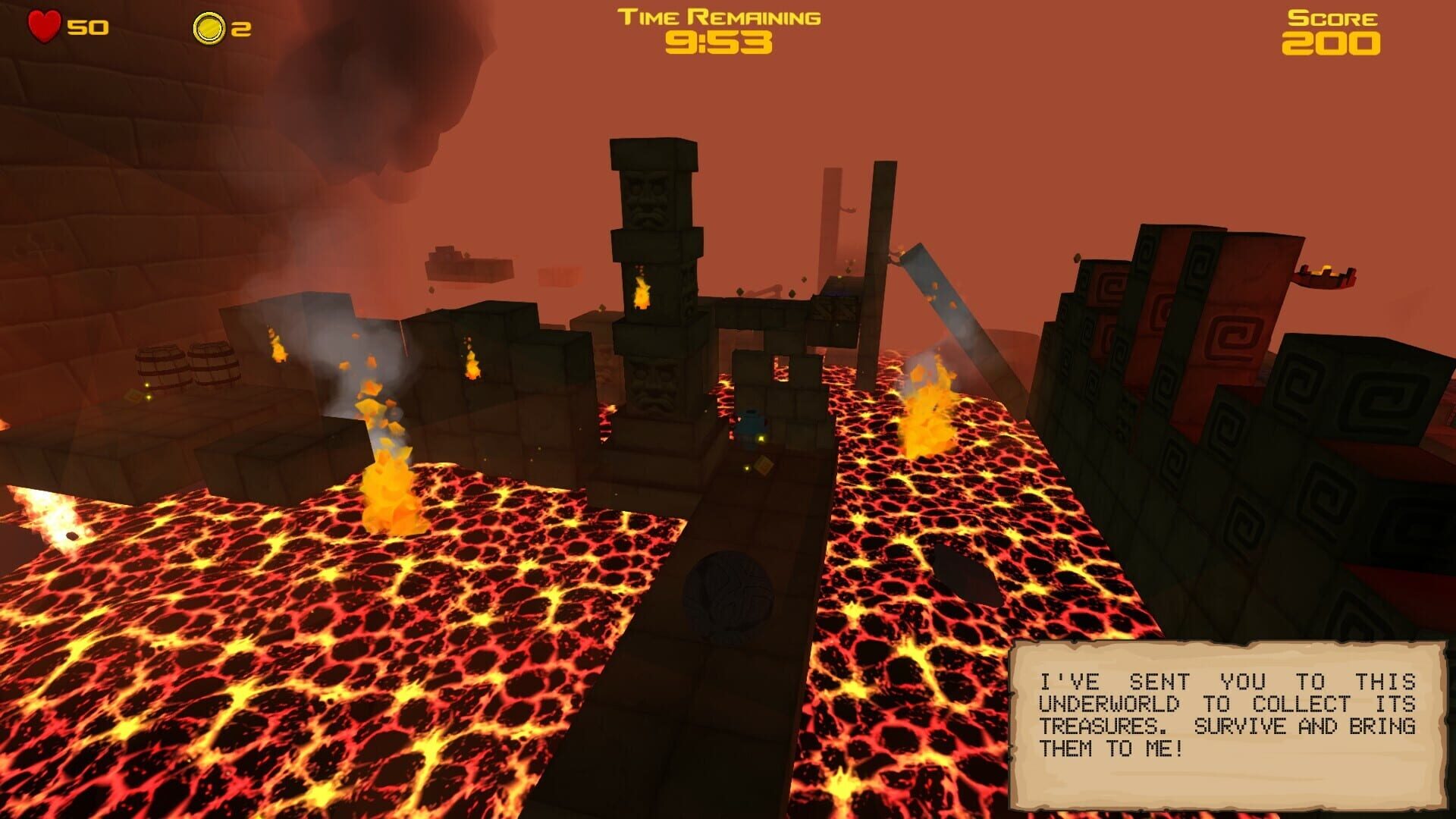 Foto do jogo Inferno Quest: Journey Through the Lava Cavern