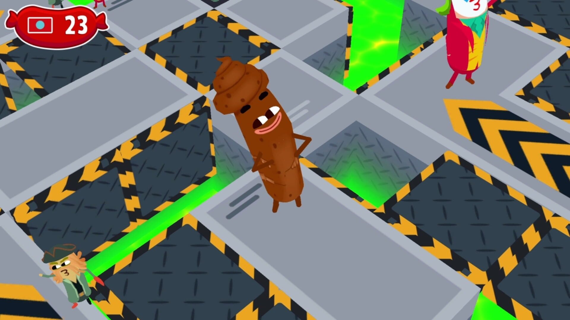 Foto do jogo Sausage Wars: Trapdoor Hell