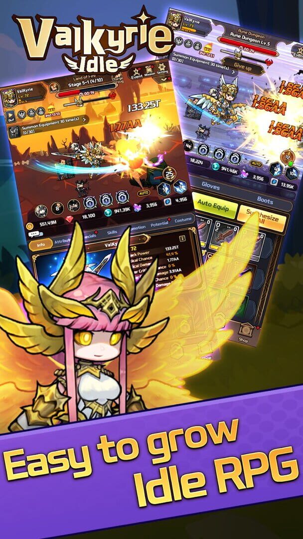 Foto do jogo Valkyrie Idle