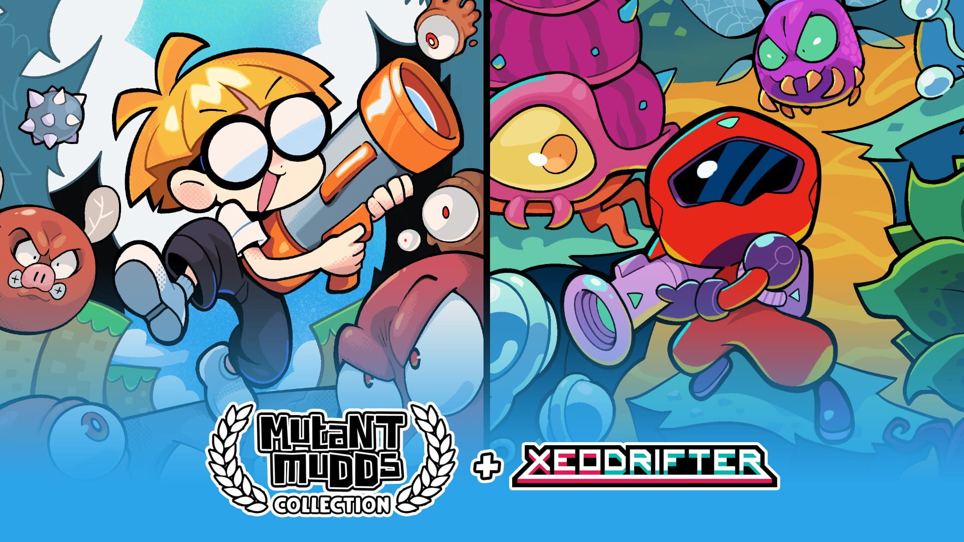 Foto do jogo Mutant Mudds Collection + Xeodrifter