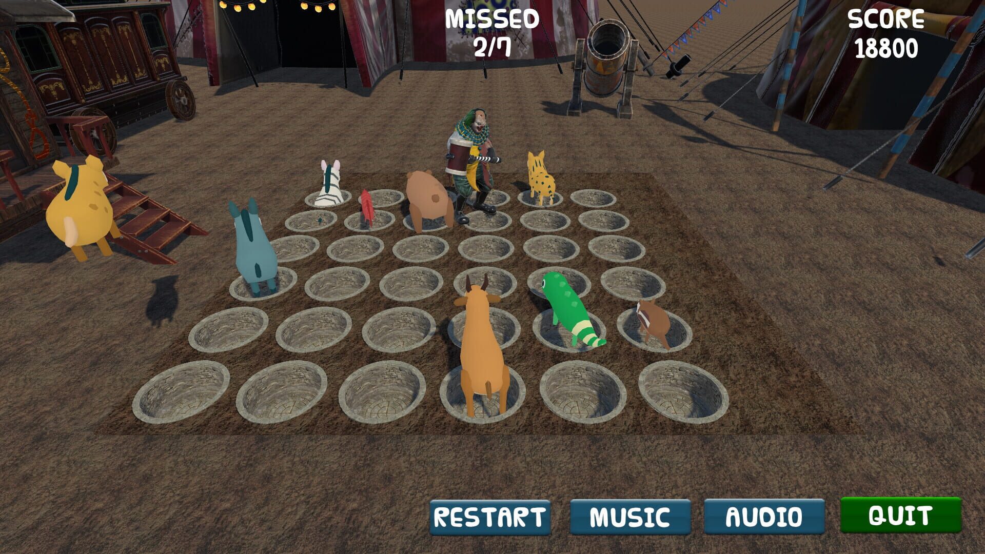 Foto do jogo Crazy The Clown's Balloon Animal Massacre
