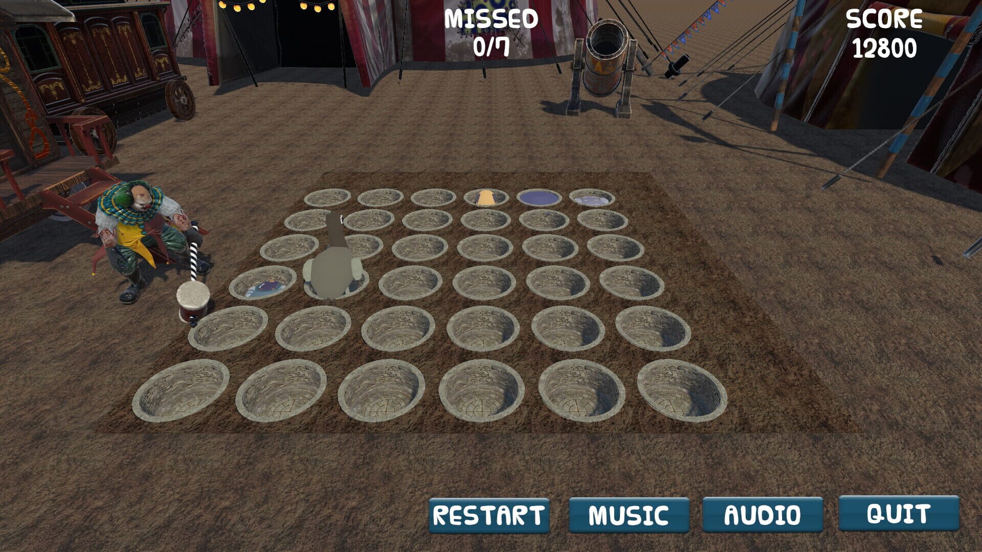 Foto do jogo Crazy The Clown's Balloon Animal Massacre