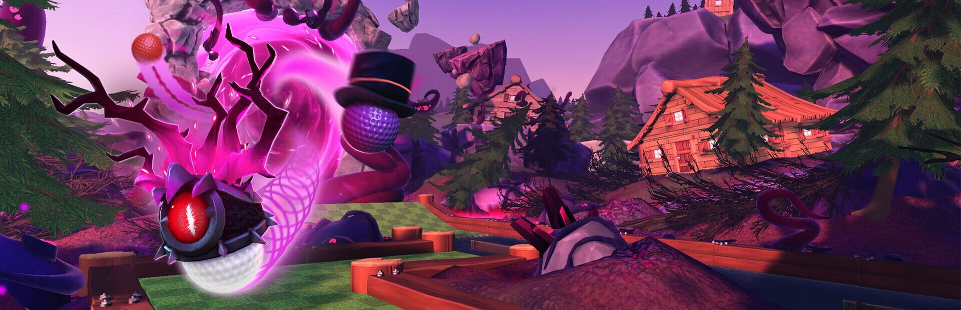 Foto do jogo Golf With Your Friends: Corrupted Forest Course