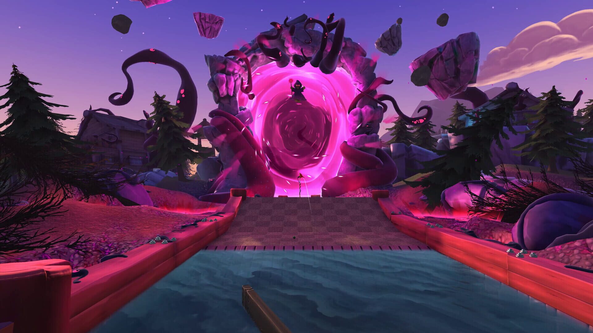Foto do jogo Golf With Your Friends: Corrupted Forest Course