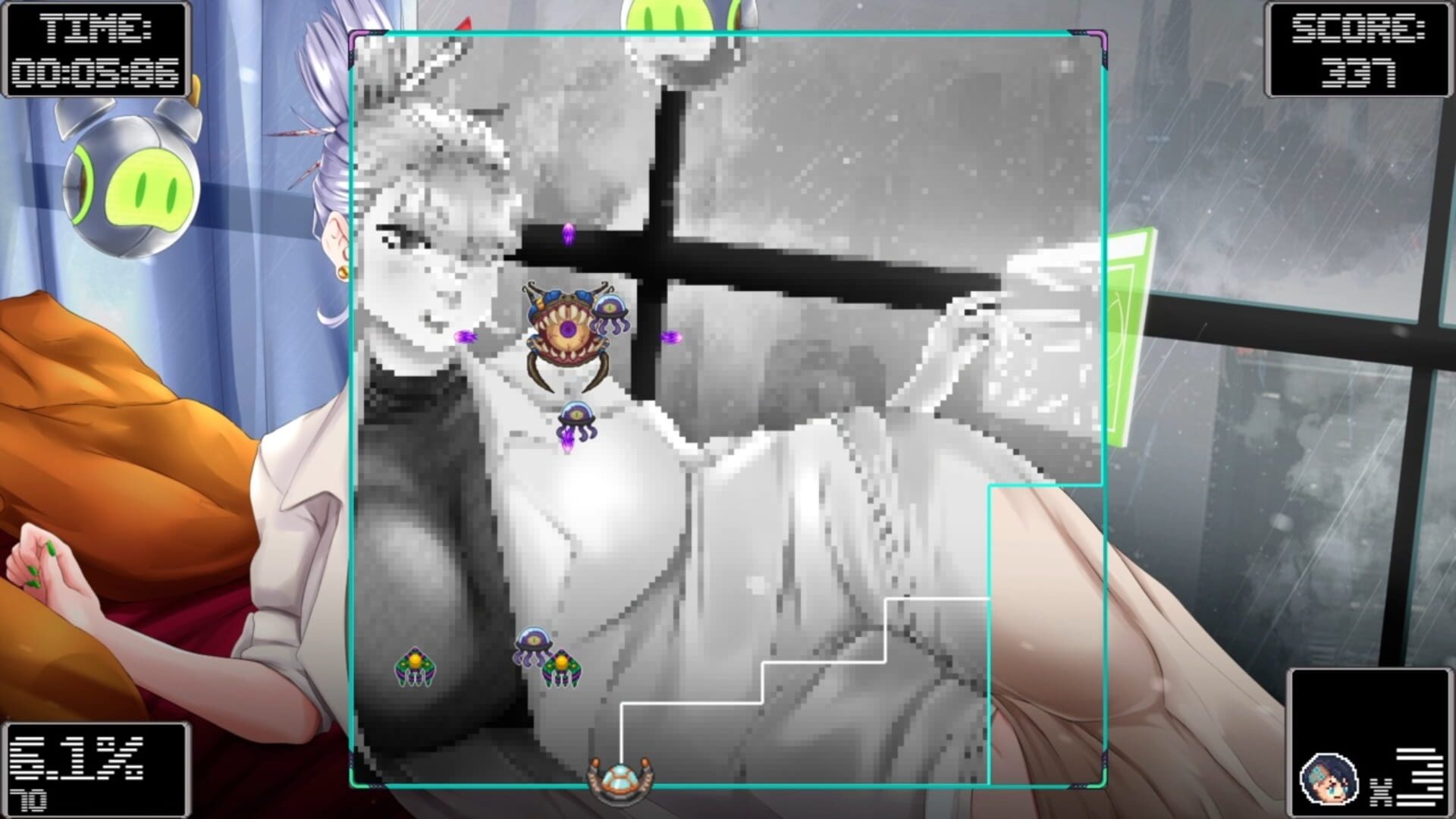 Foto do jogo Waifu Space Conquest