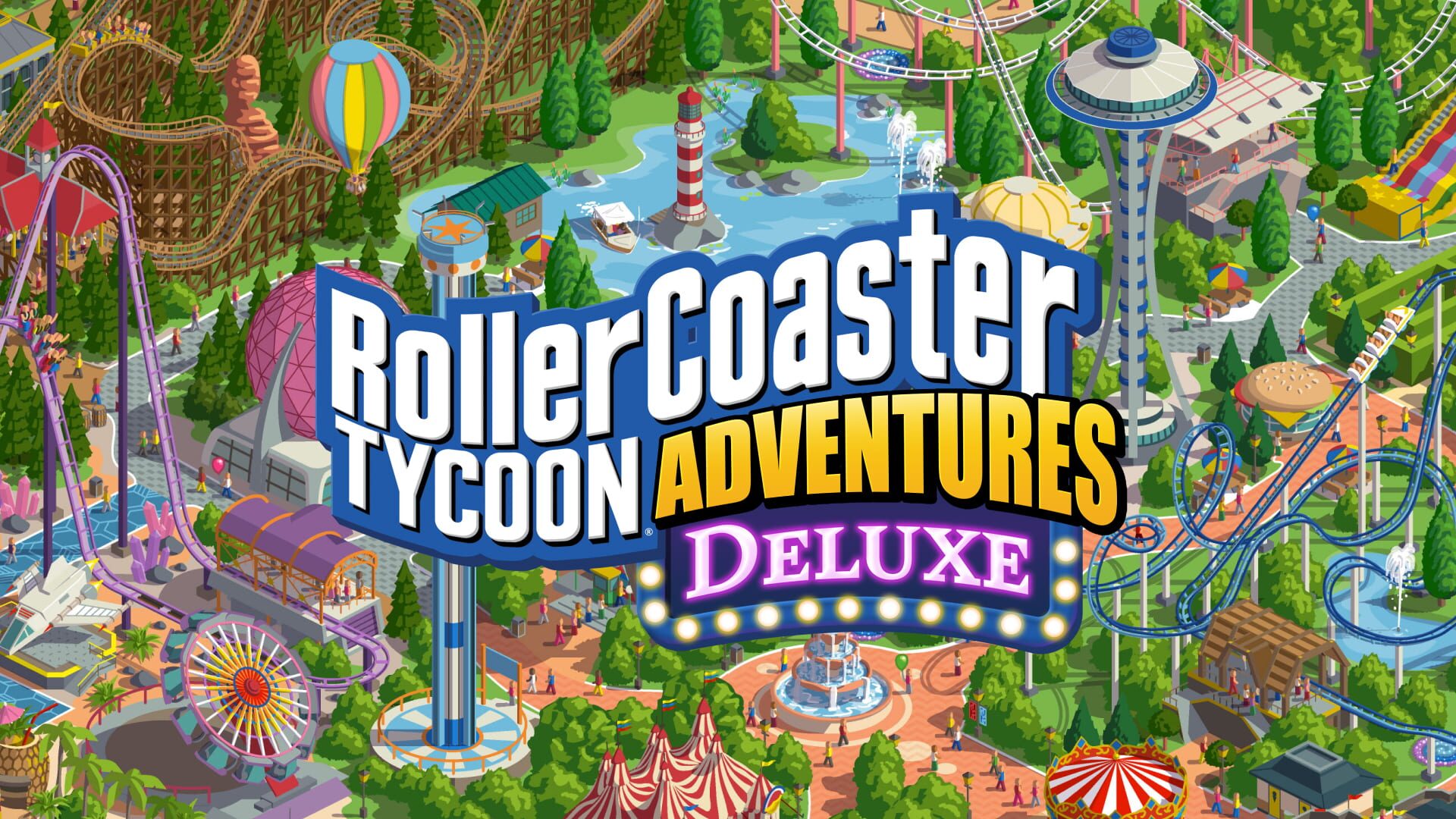 Foto do jogo RollerCoaster Tycoon Adventures Deluxe