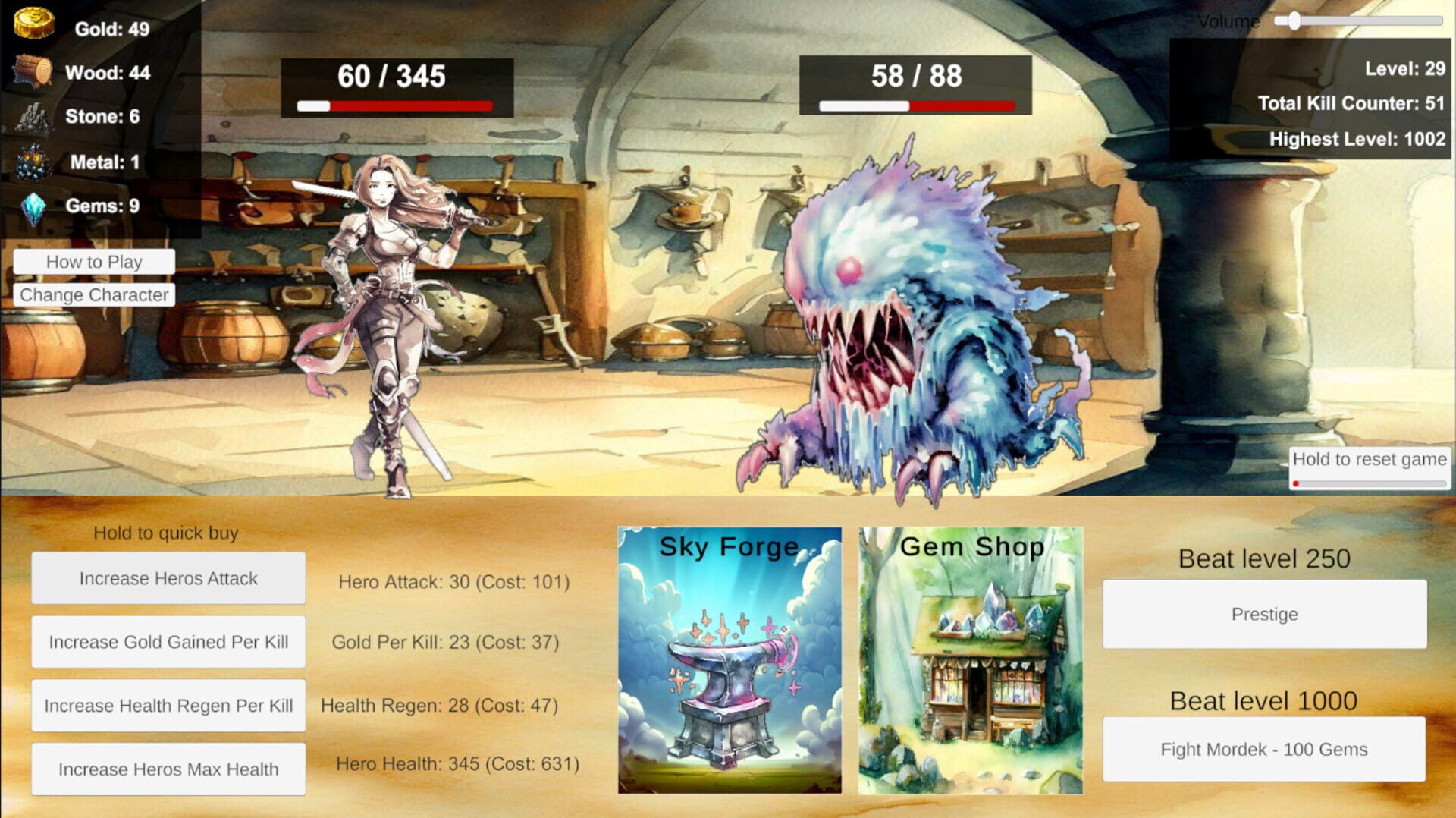 Foto do jogo Heros and Monsters