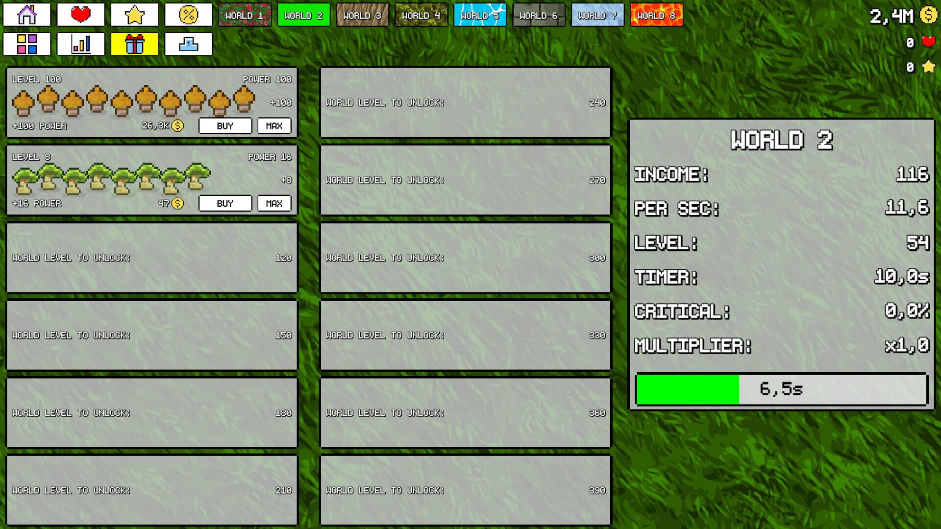 Foto do jogo Idle Worlds