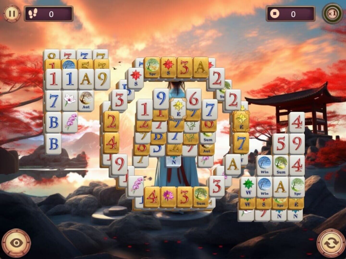 Foto do jogo Rising Sun Mahjong