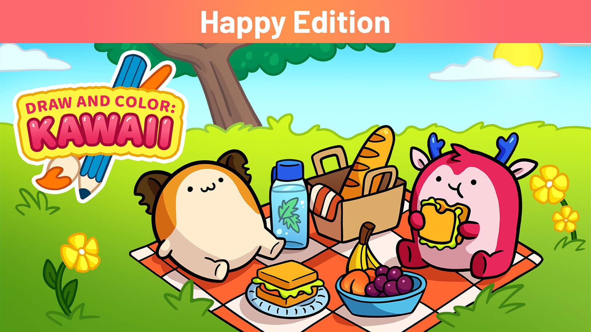 Foto do jogo Draw and Color: Kawaii - Happy Edition