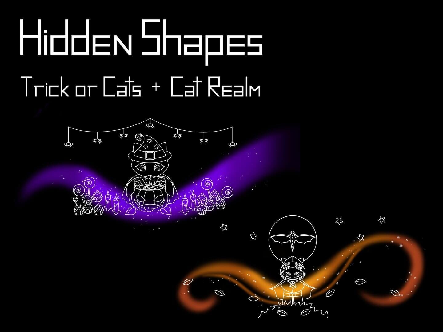 Foto do jogo Hidden Shapes: Cat Realm + Trick or Cats