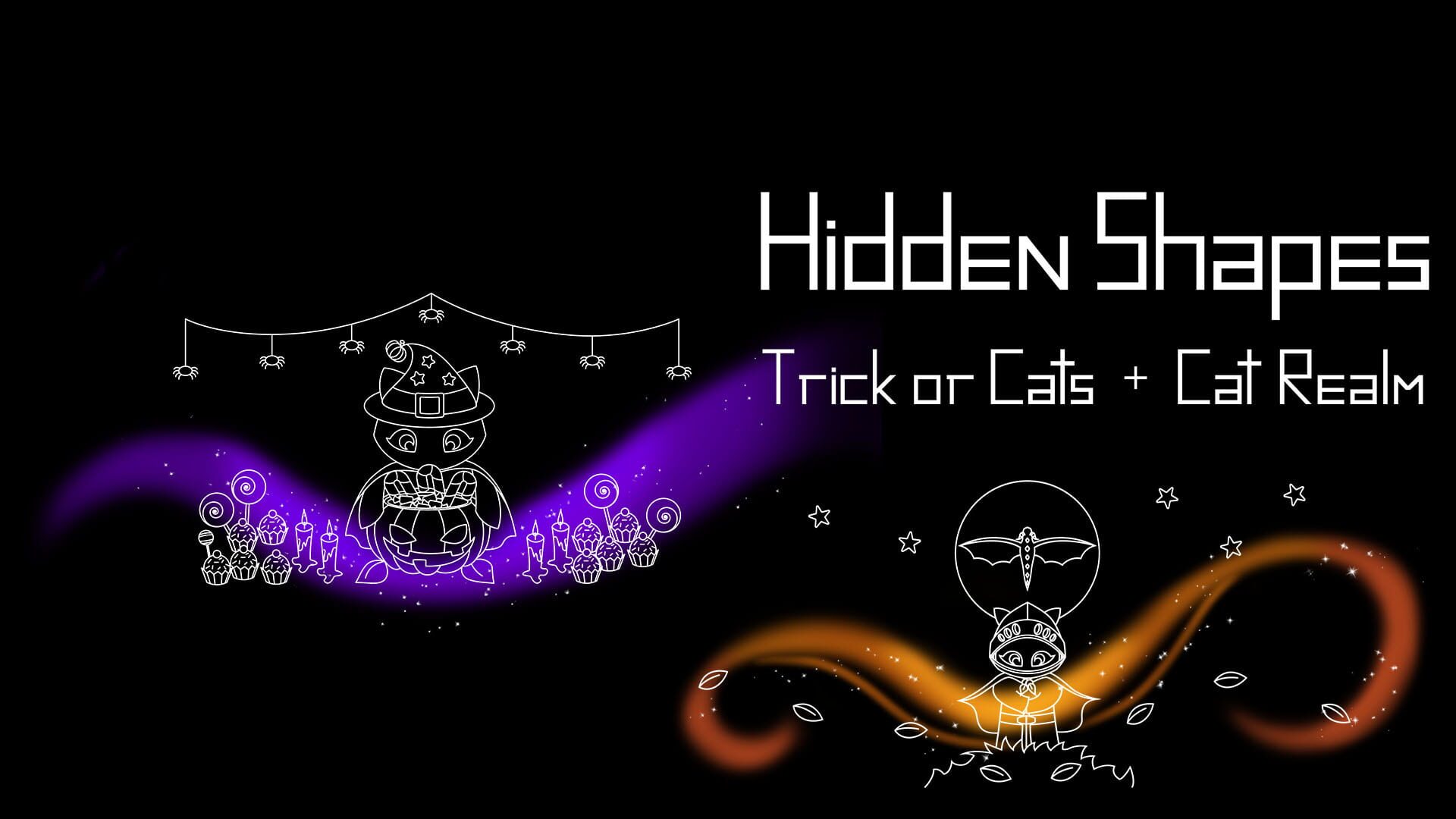 Foto do jogo Hidden Shapes: Cat Realm + Trick or Cats