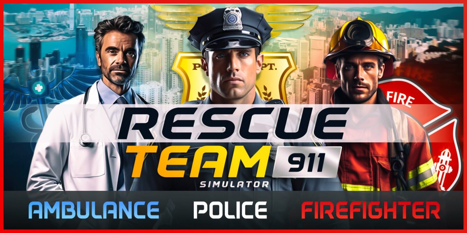 Foto do jogo Rescue Team 911 Simulator: Ambulance, Police, Firefighter