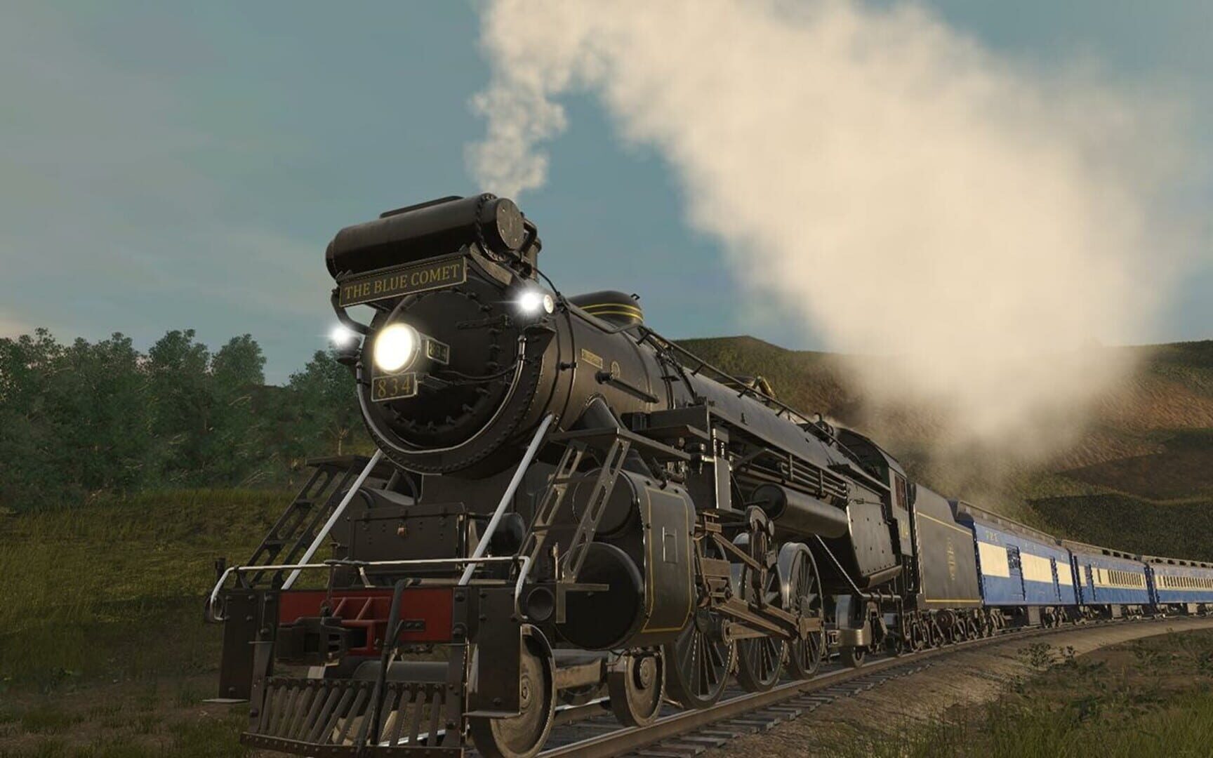Foto do jogo Trainz 2022 DLC: Blue Comet 2.0 - The Seashore's Finest Train