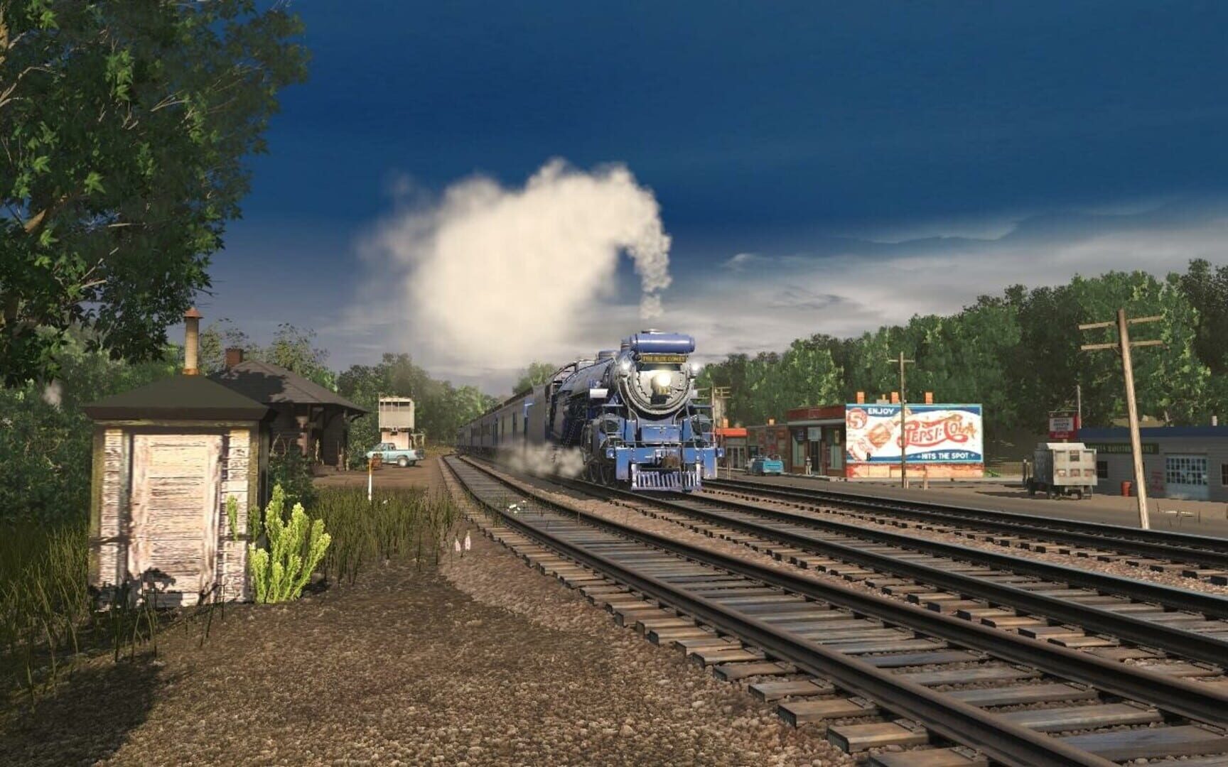 Foto do jogo Trainz 2022 DLC: Blue Comet 2.0 - The Seashore's Finest Train