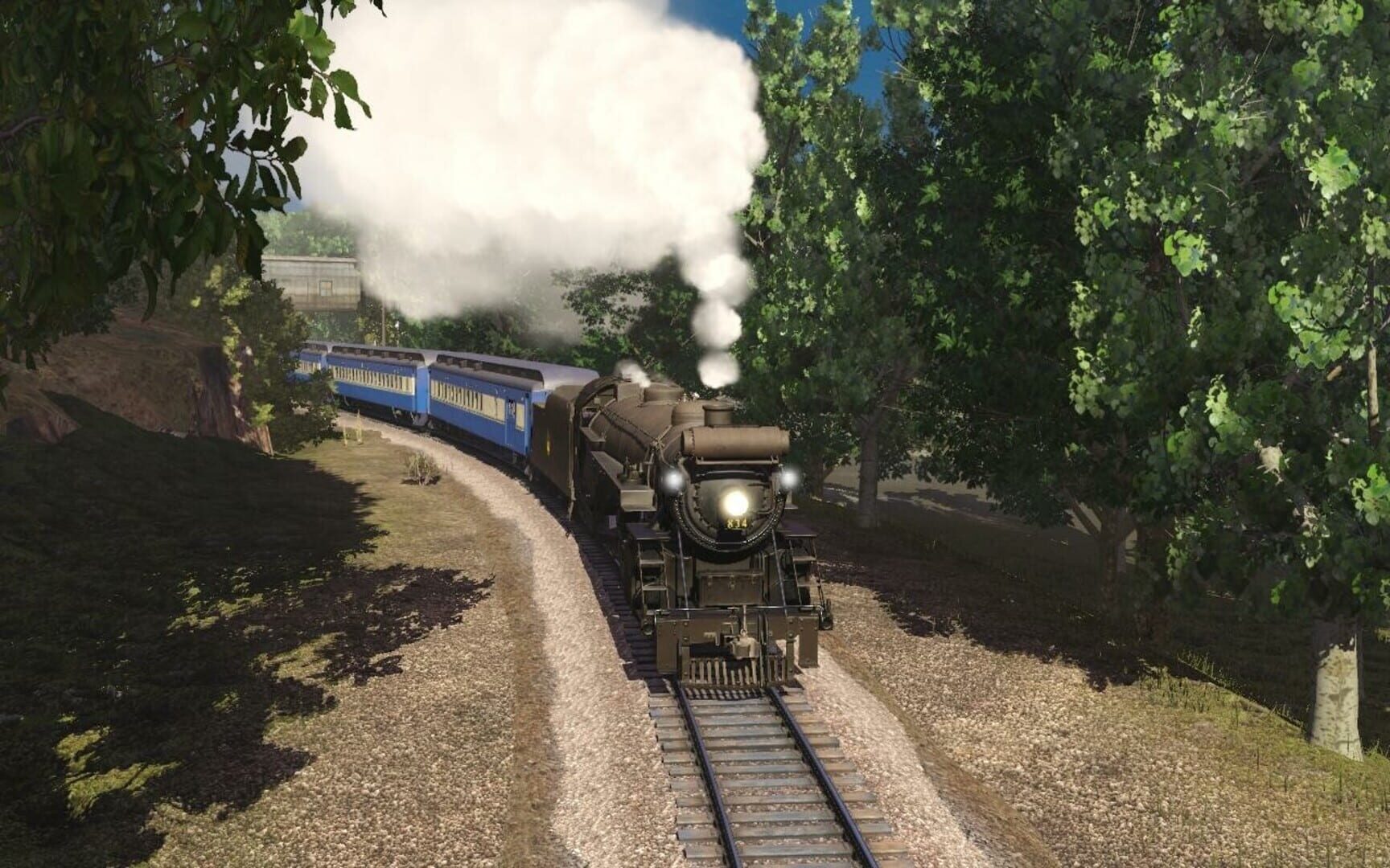 Foto do jogo Trainz 2022 DLC: Blue Comet 2.0 - The Seashore's Finest Train