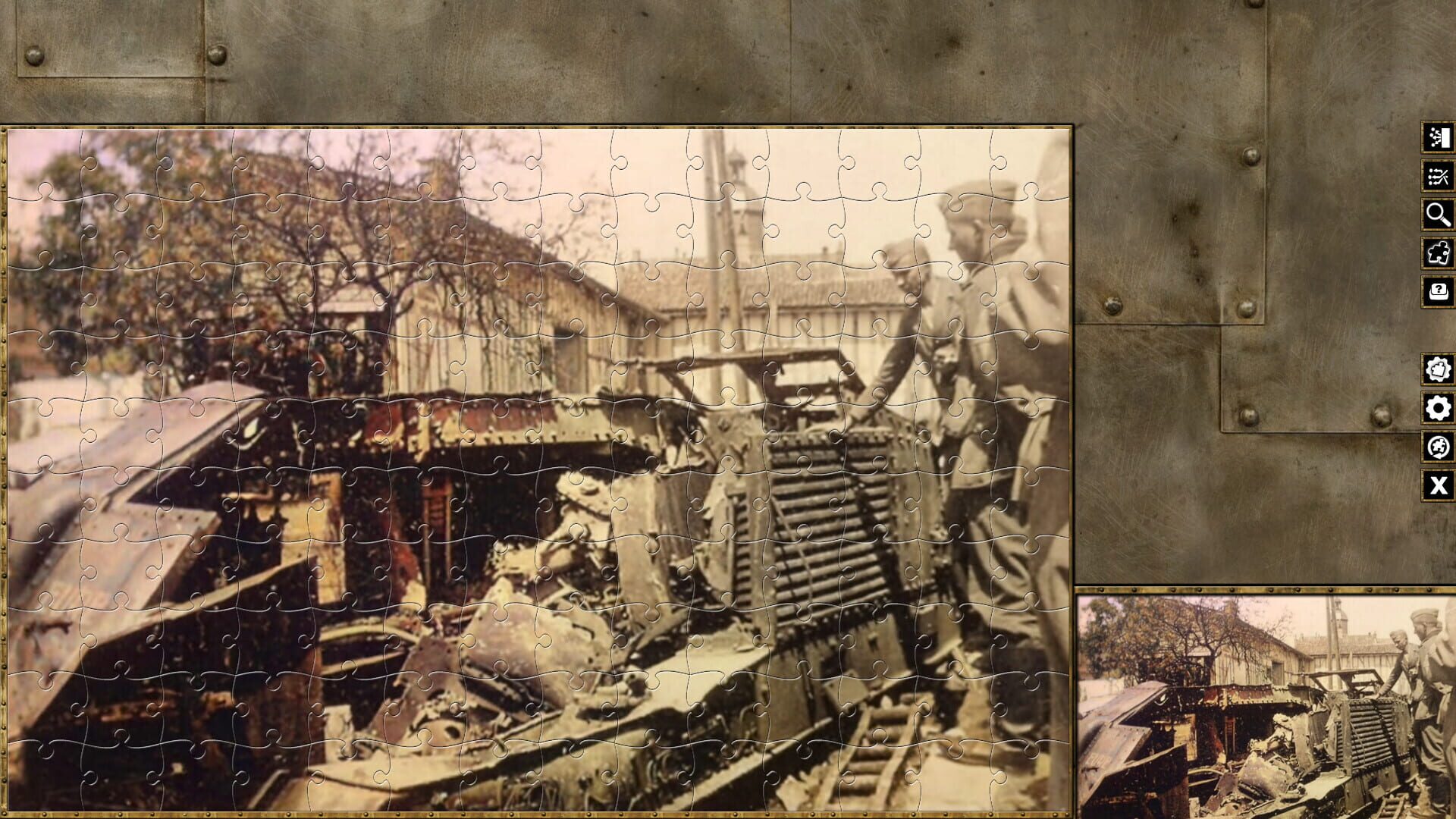 Foto do jogo Pixel Puzzles WW2 Jigsaw: French Tanks