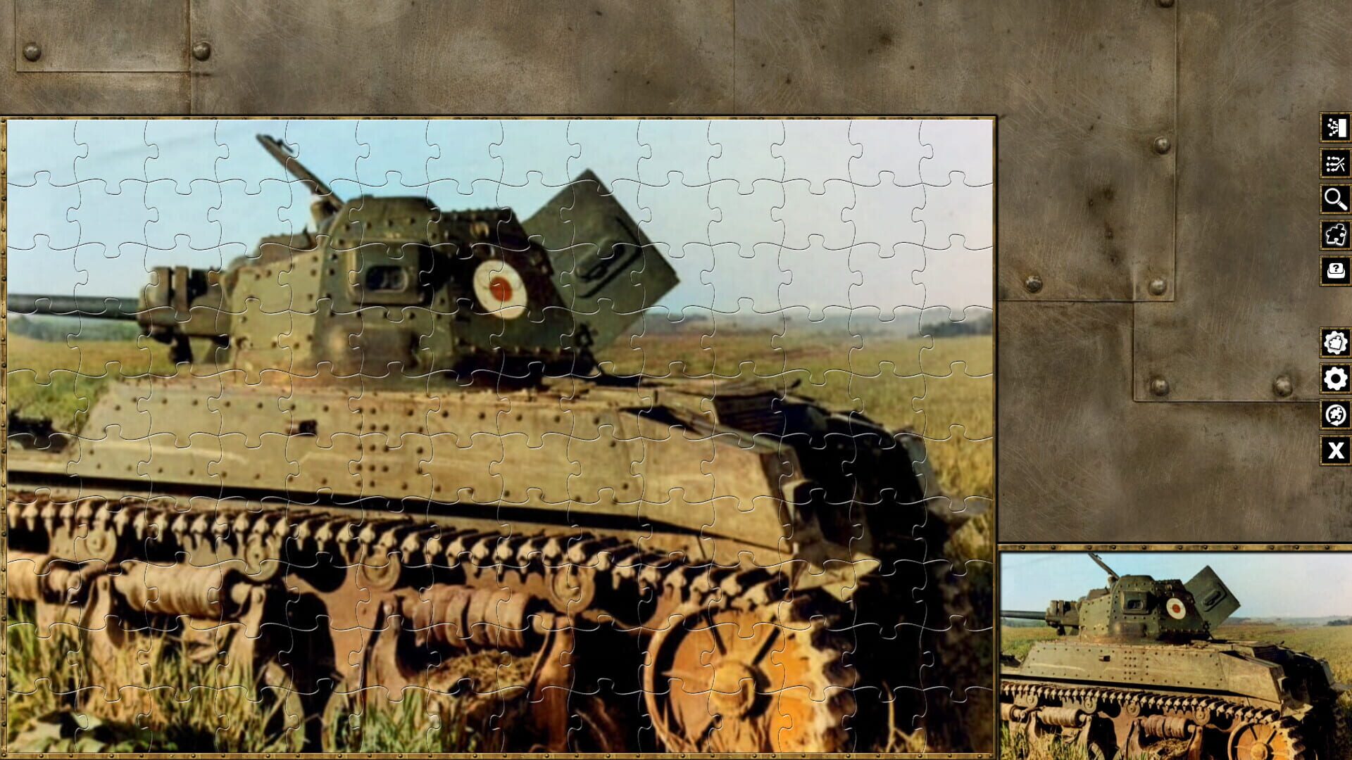 Foto do jogo Pixel Puzzles WW2 Jigsaw: French Tanks