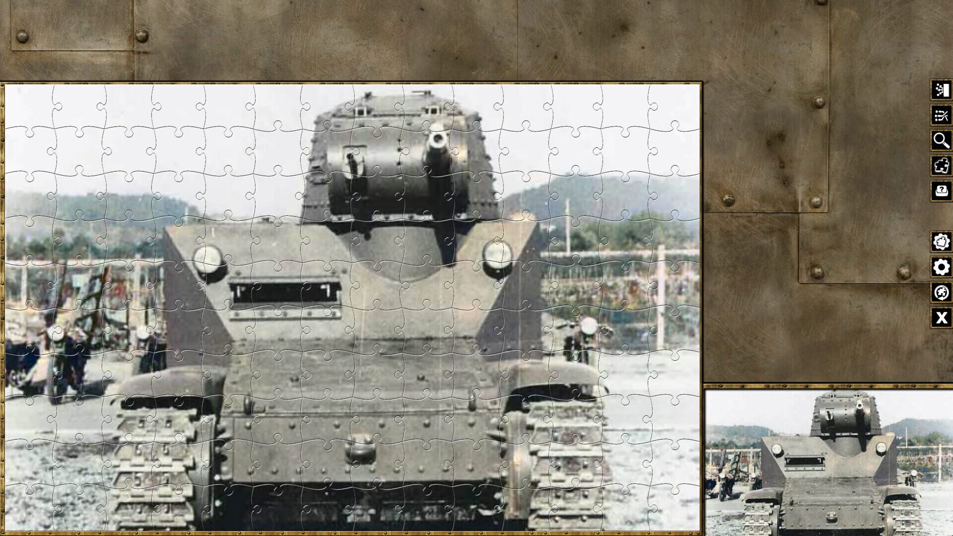 Foto do jogo Pixel Puzzles WW2 Jigsaw: Italian Tanks