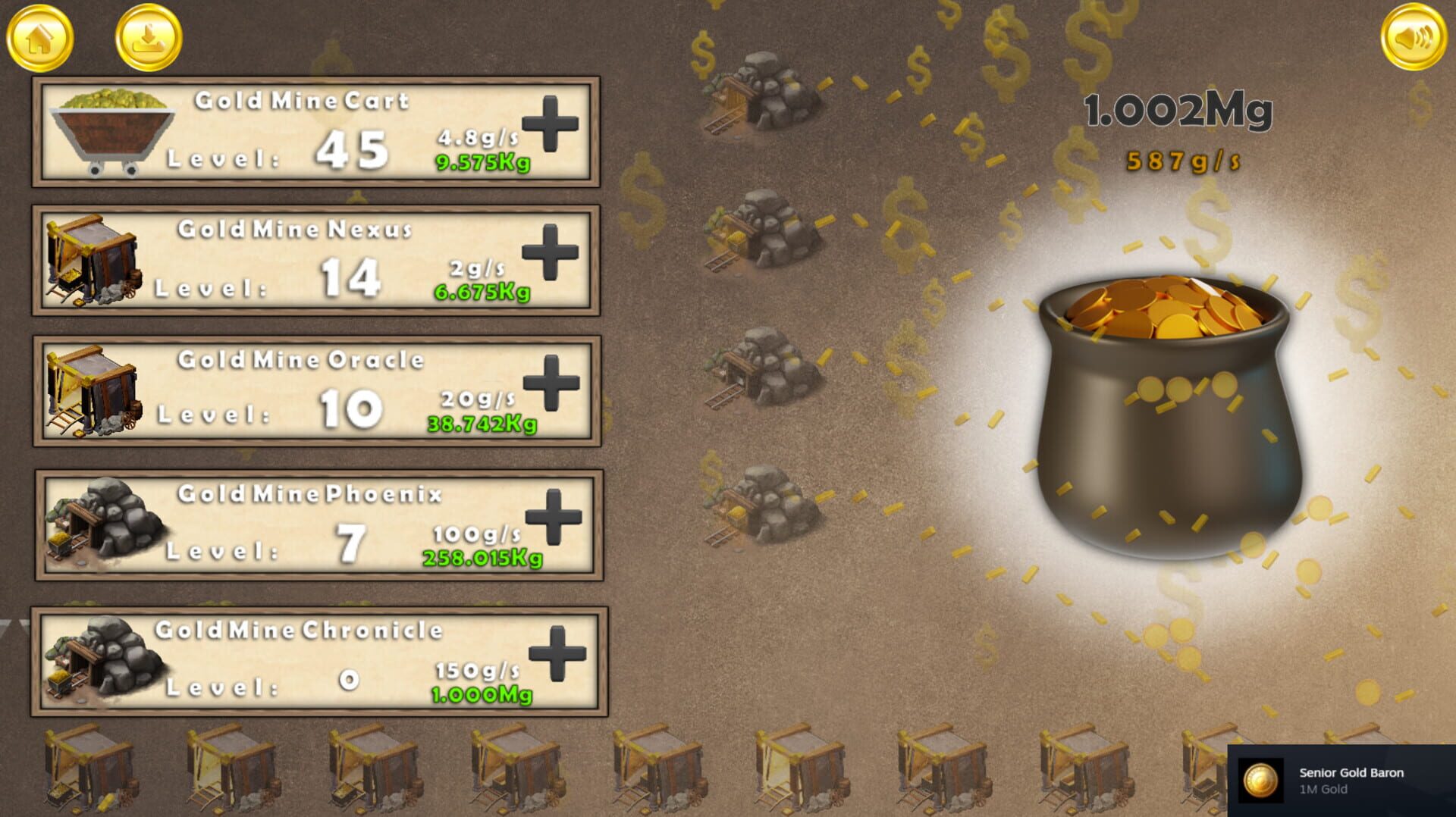 Foto do jogo Gold Rush Clicker
