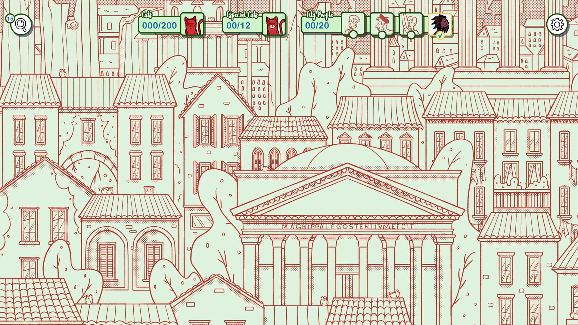 Foto do jogo Hidden Cats in Rome