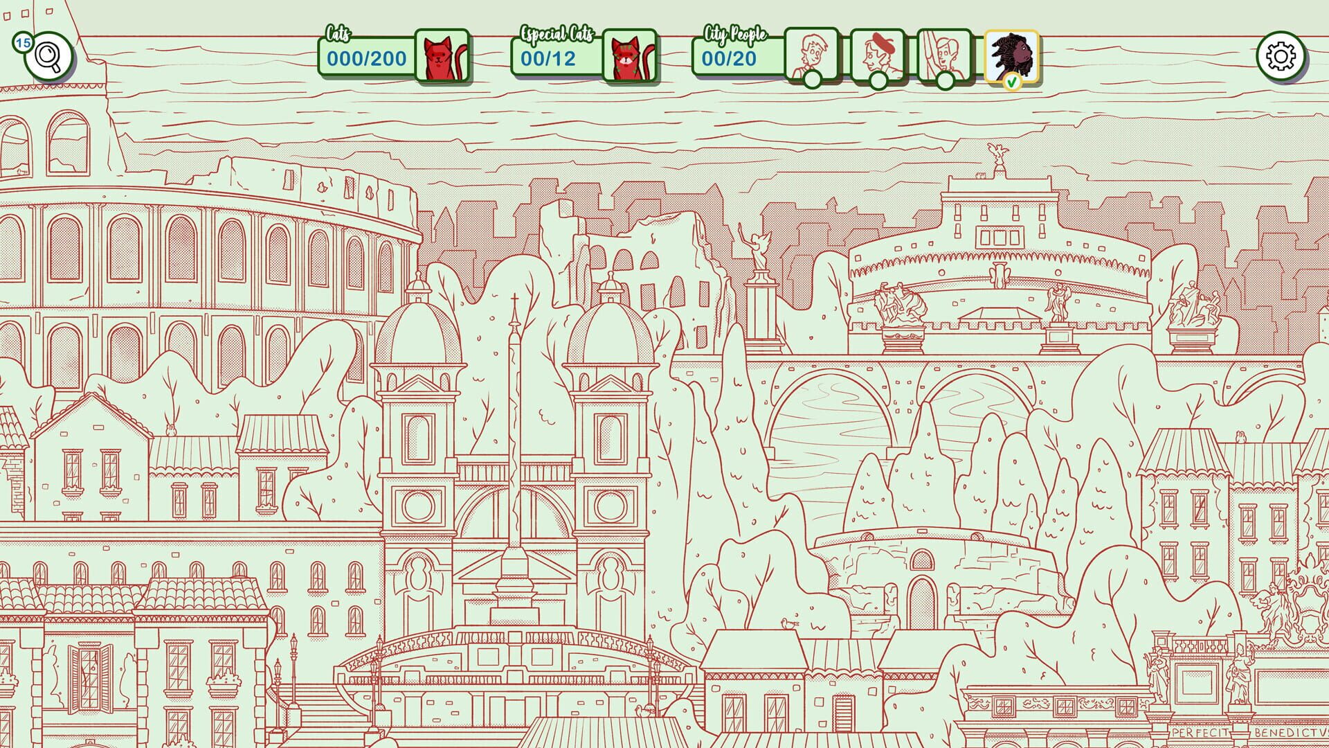 Foto do jogo Hidden Cats in Rome