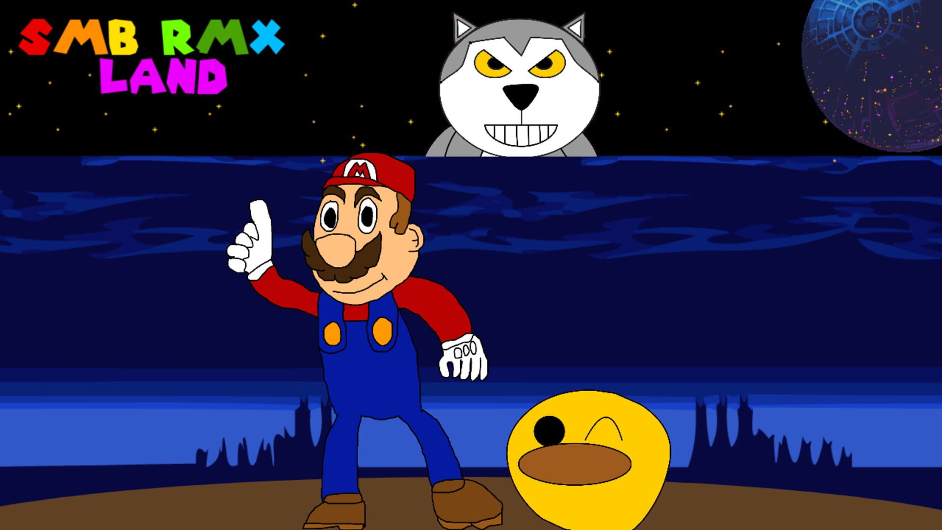 Foto do jogo SMB RMX Land