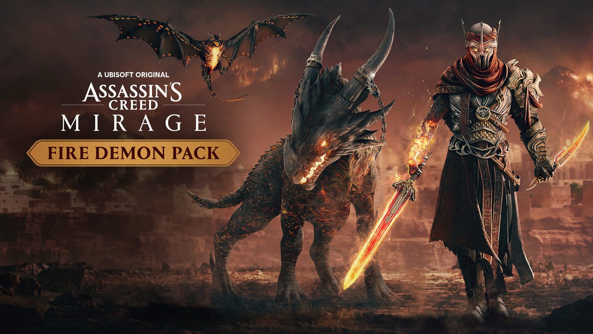 Foto do jogo Assassin's Creed Mirage: Fire Demon Pack