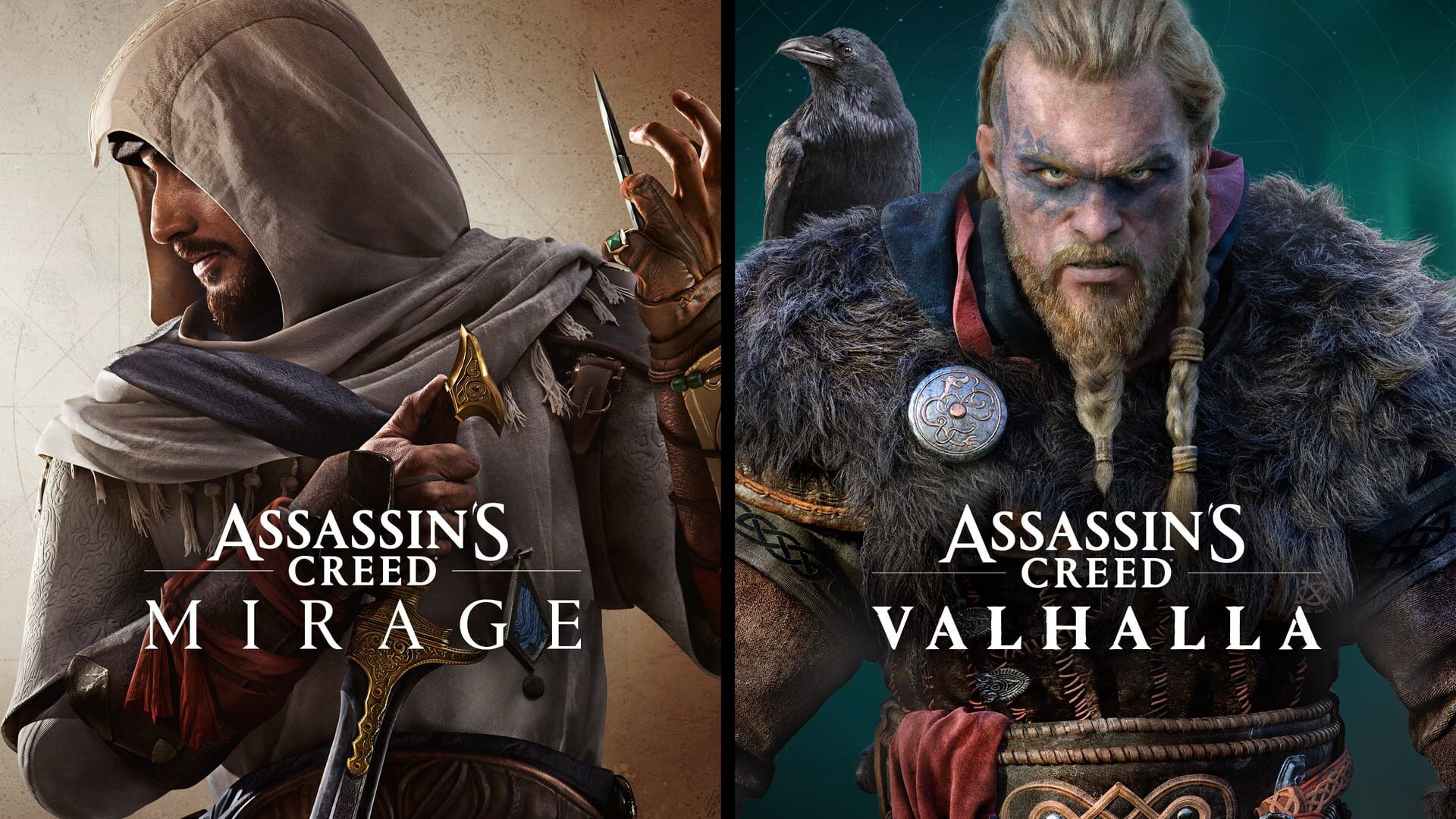 Foto do jogo Assassin's Creed Mirage & Assassin's Creed Valhalla Bundle