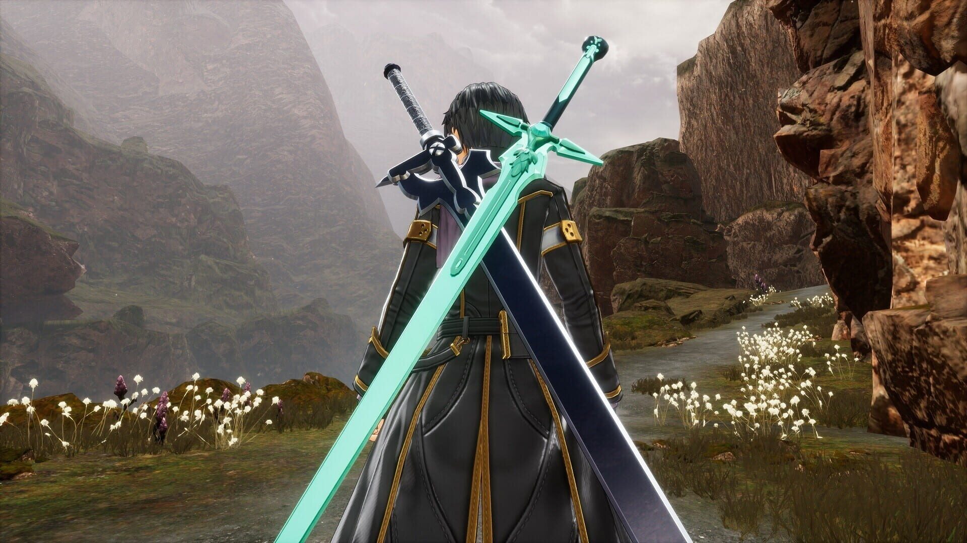 Foto do jogo Sword Art Online: Last Recollection - Black Swordsman Swords Skins Set