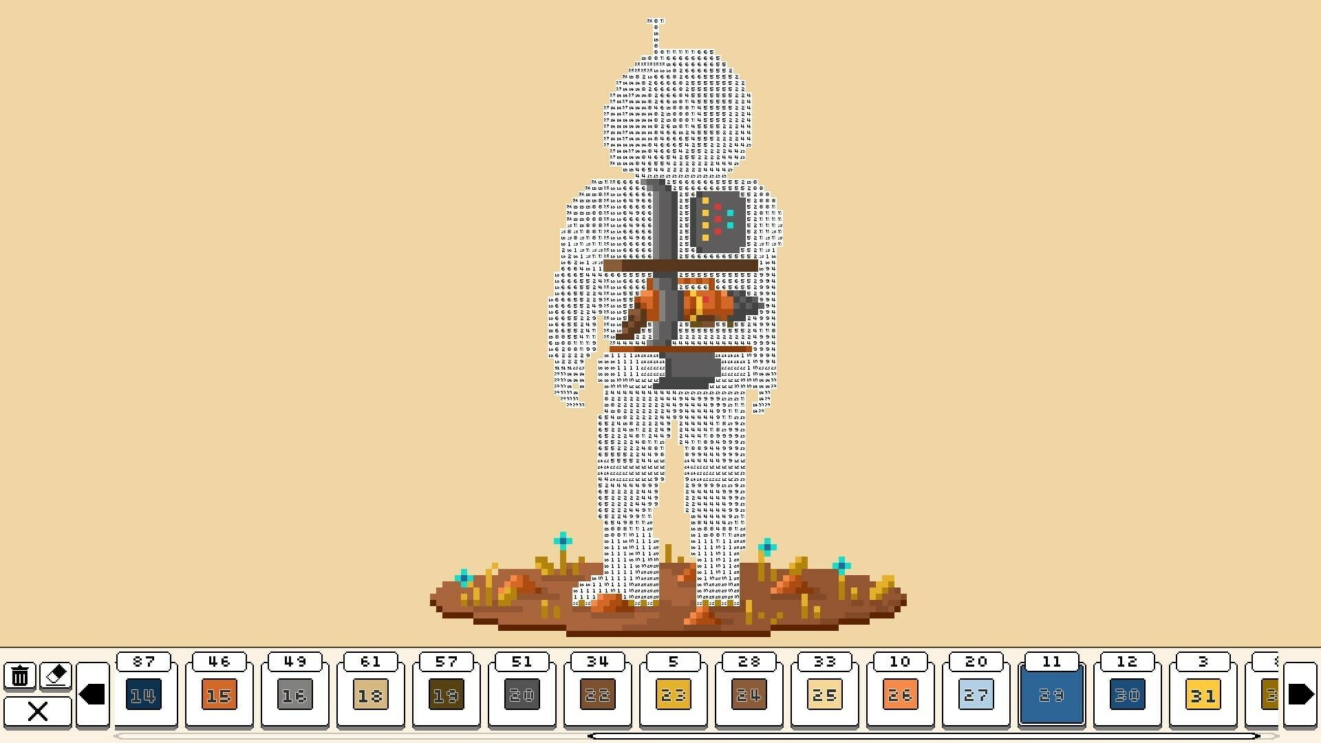 Foto do jogo Coloring Pixels: Onion Pack