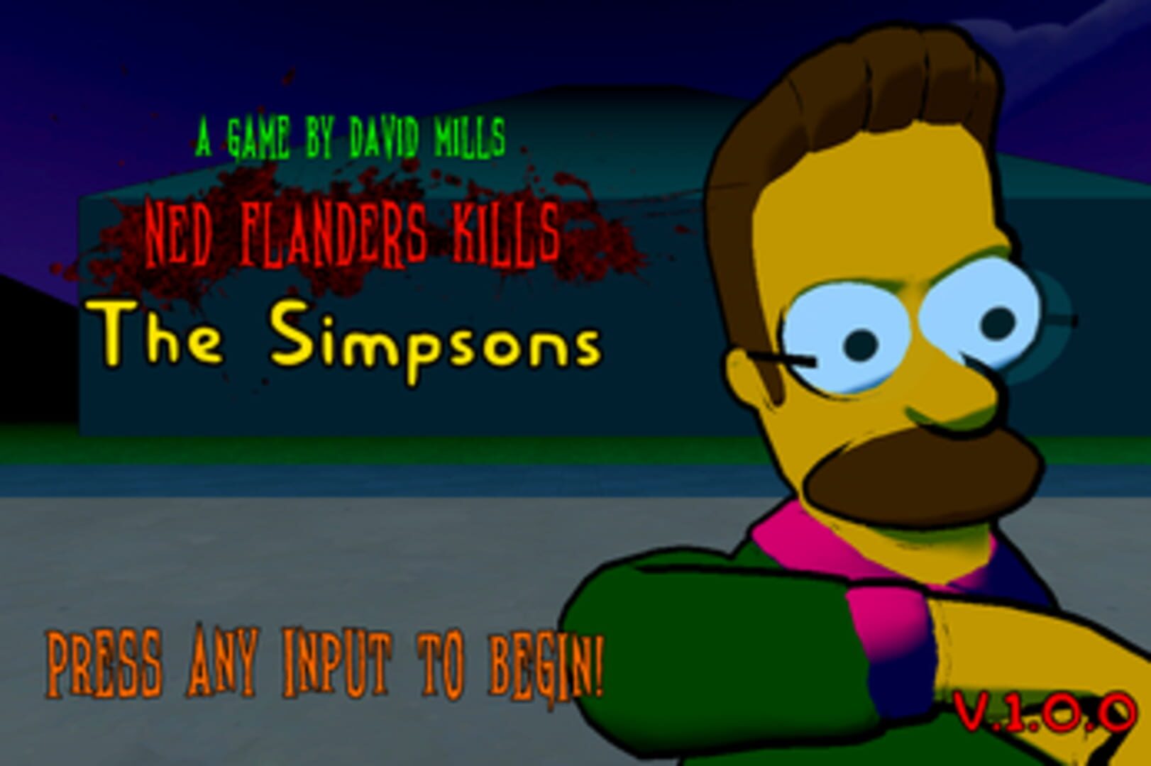 Foto do jogo Ned Flanders Kills the Simpsons!
