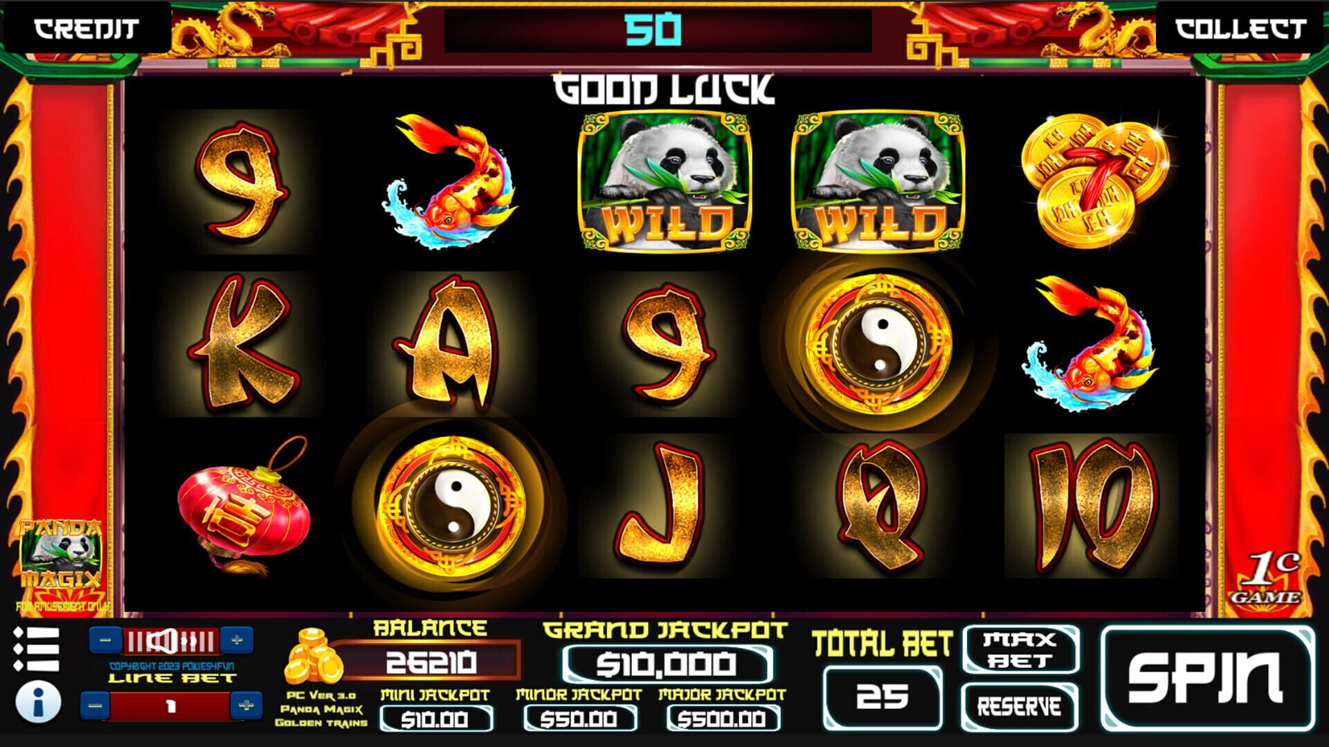 Foto do jogo Panda Magix: Golden Trains Edition - Slots