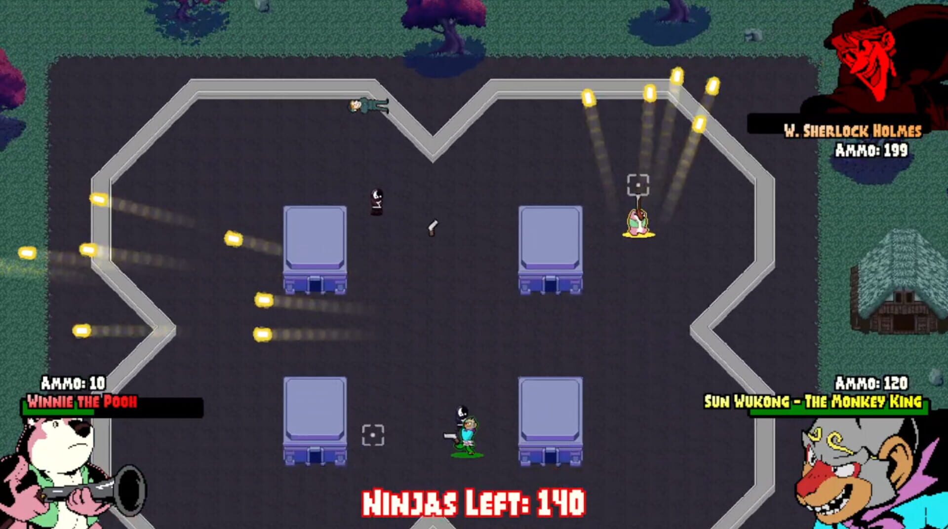 Foto do jogo Inverse Ninjas vs. The Public Domain
