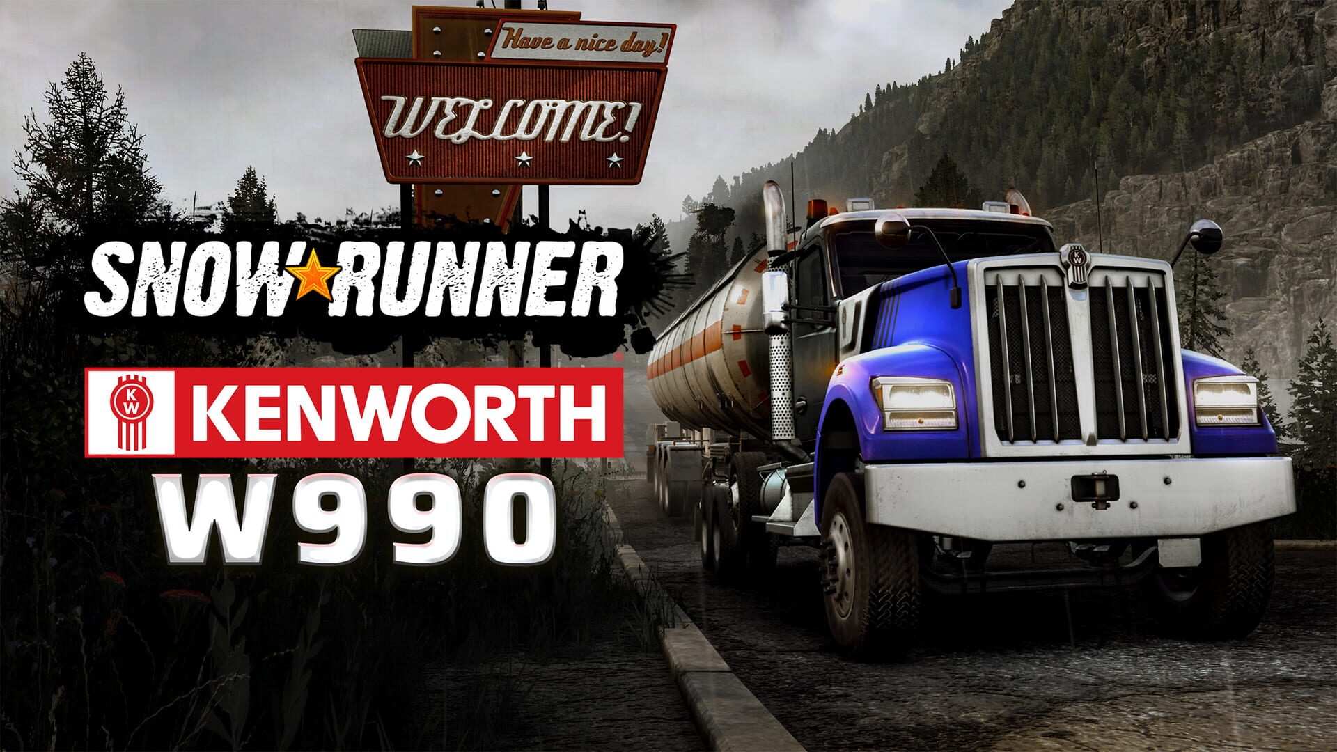 Foto do jogo SnowRunner: Kenworth W990
