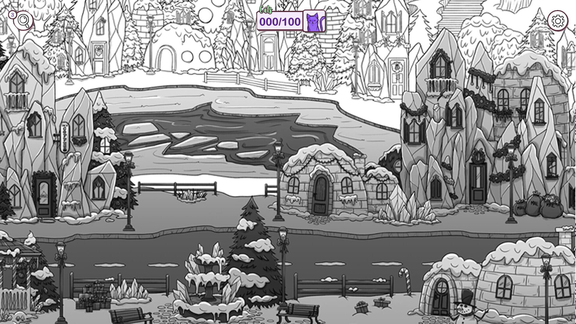 Foto do jogo Hidden Cats in Santa's Realm