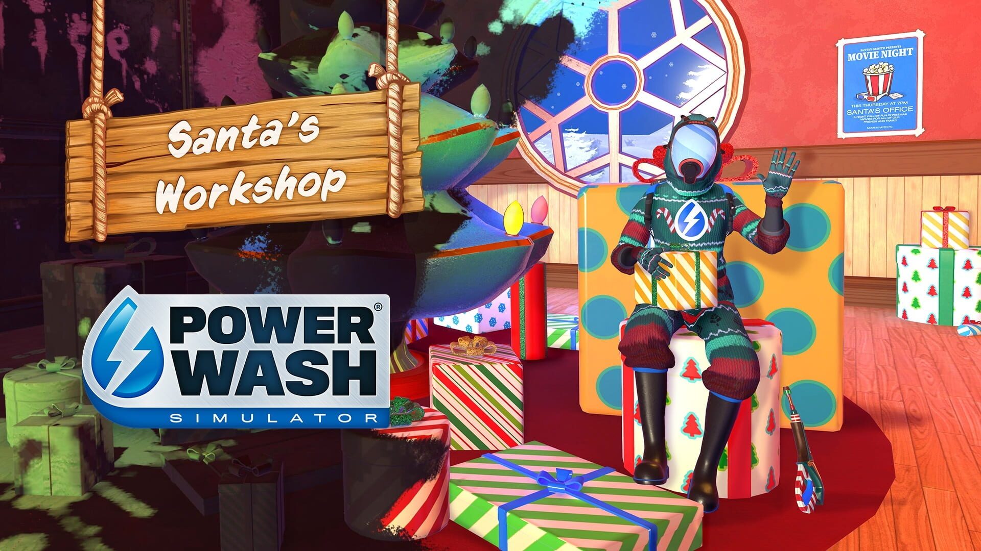 Foto do jogo PowerWash Simulator: Santa's Workshop - Winter 2023