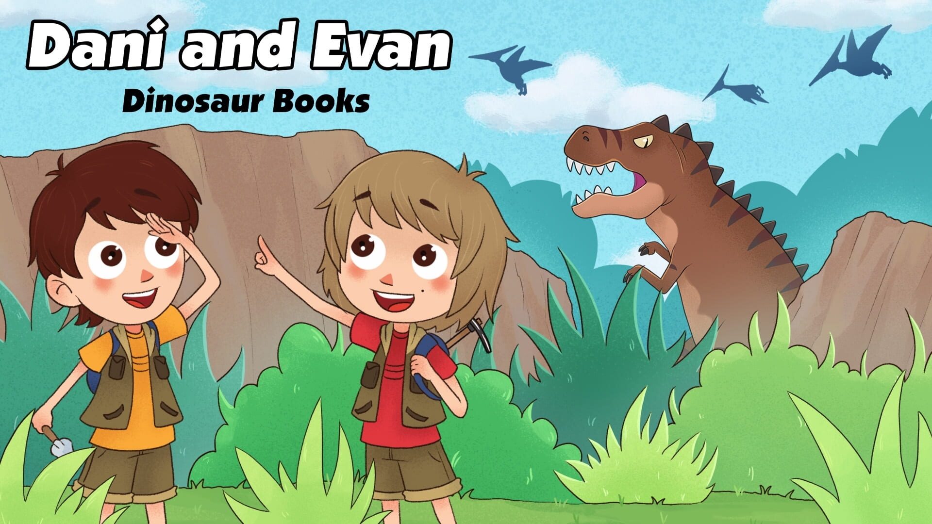 Foto do jogo Dani and Evan: Dinosaur books