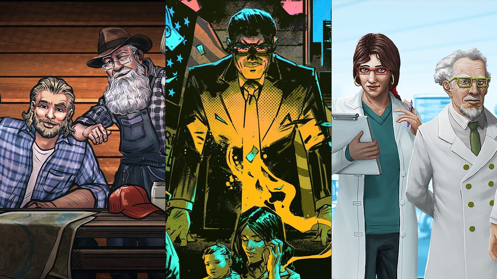 Foto do jogo Weedcraft Inc + Moonshine Inc + Big Pharma: Chemistry Tycoons Bundle
