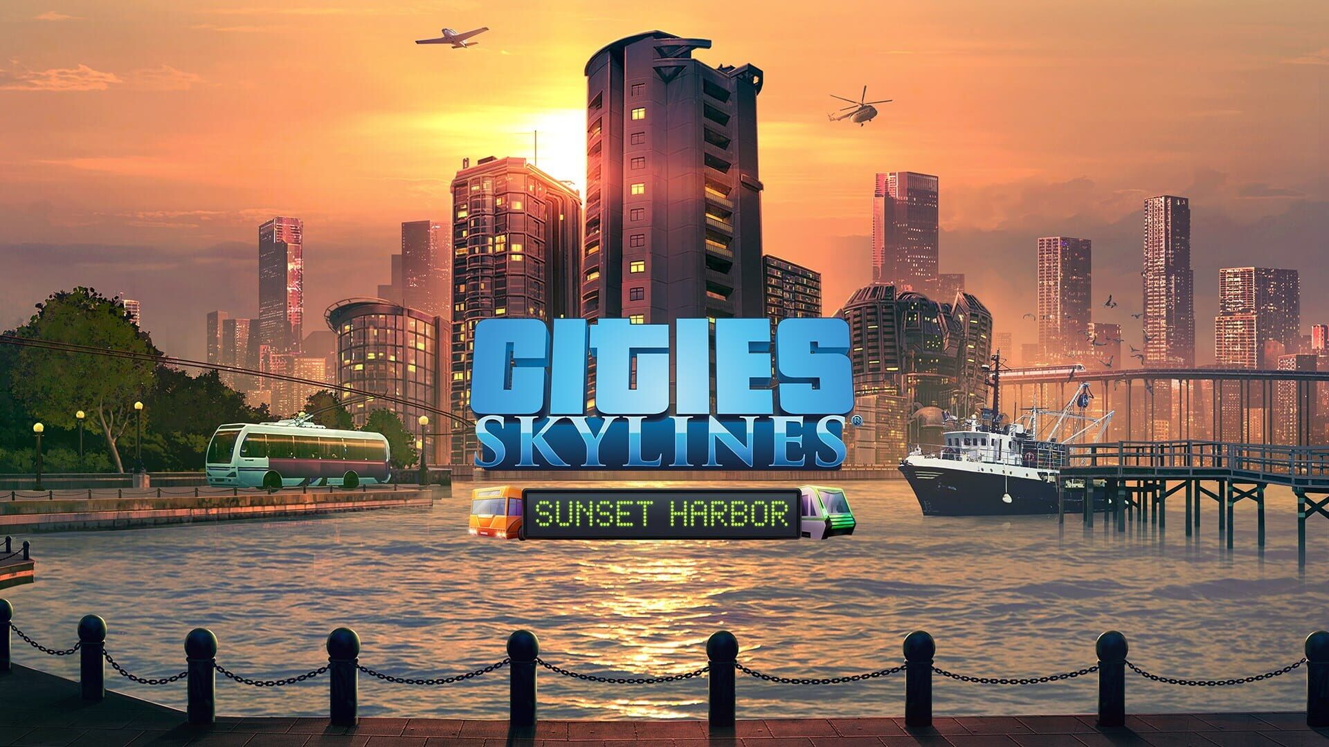 Foto do jogo Cities: Skylines - Remastered: Sunset Harbor