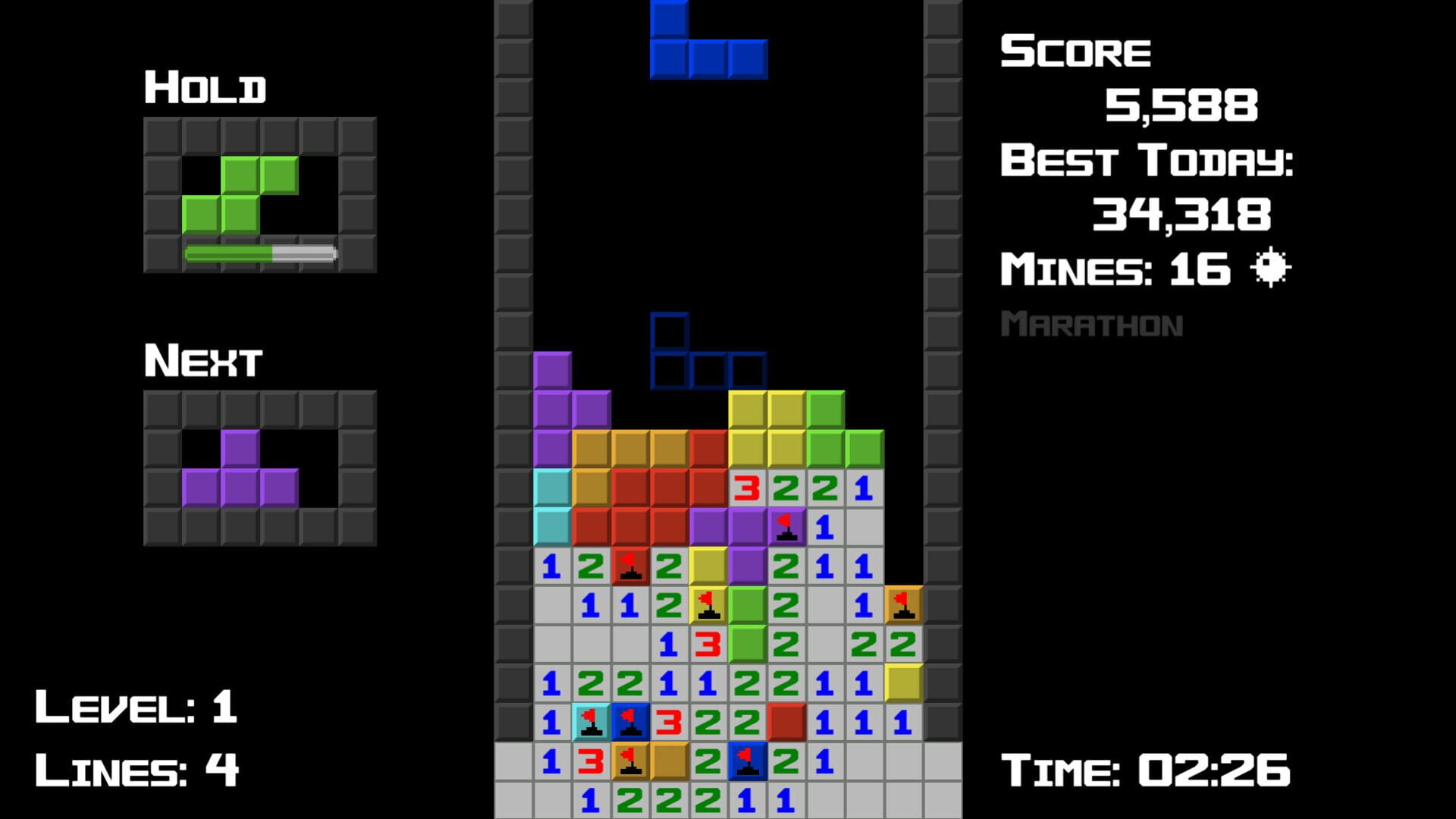 Foto do jogo Tetrisweeper