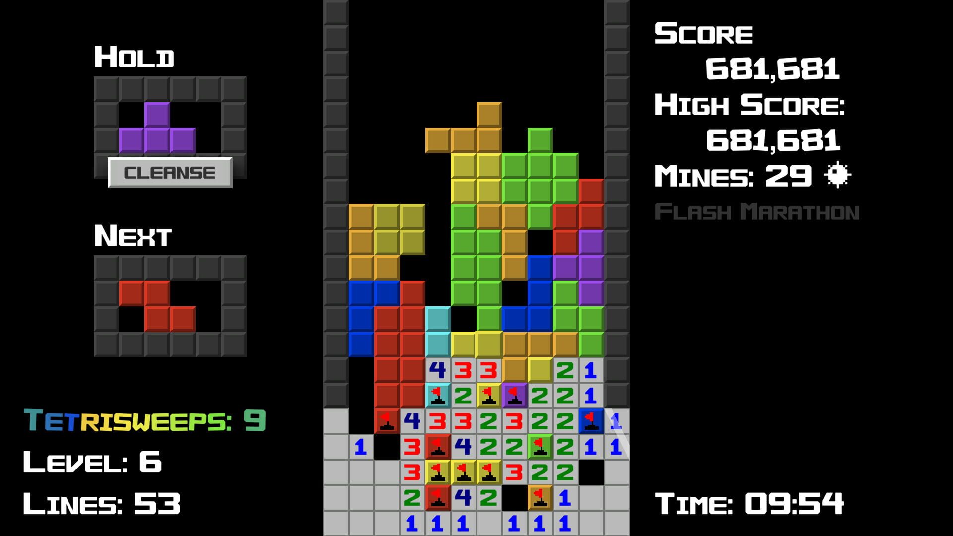Foto do jogo Tetrisweeper