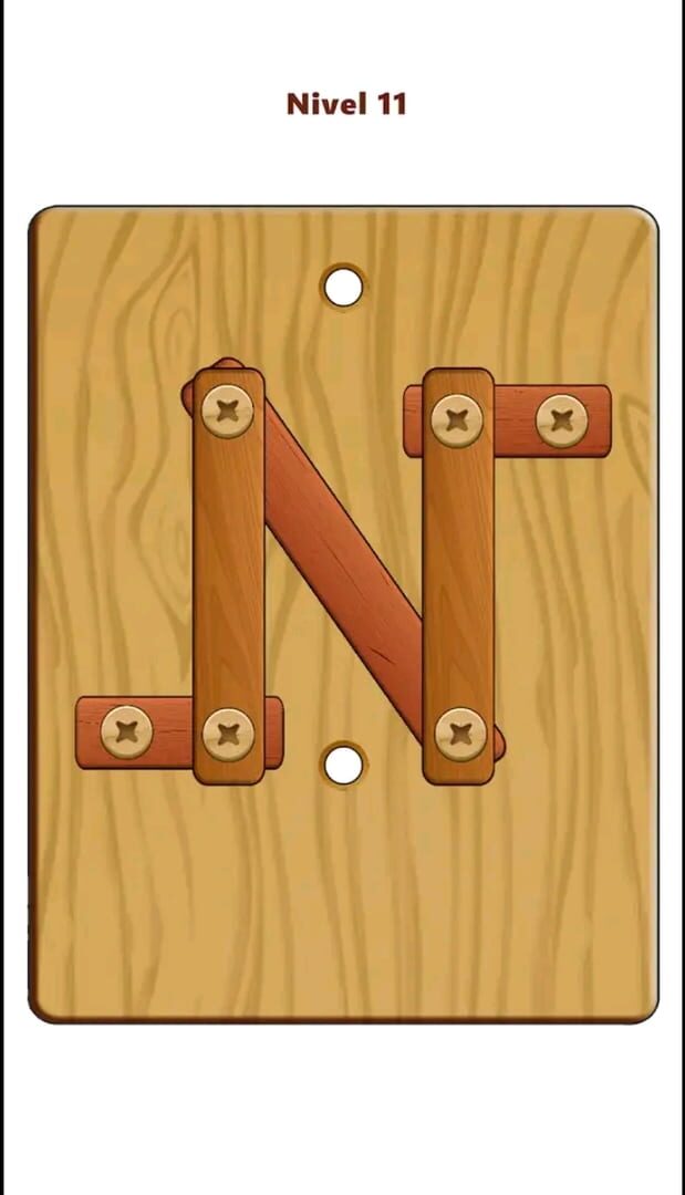 Foto do jogo Wood Nuts & Bolts Puzzle