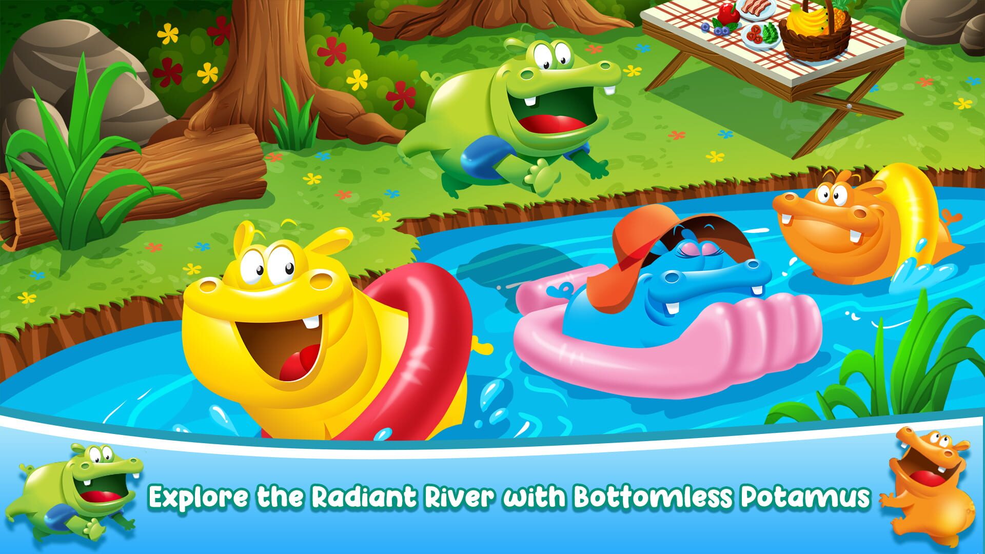 Foto do jogo Hungry Hungry Hippos
