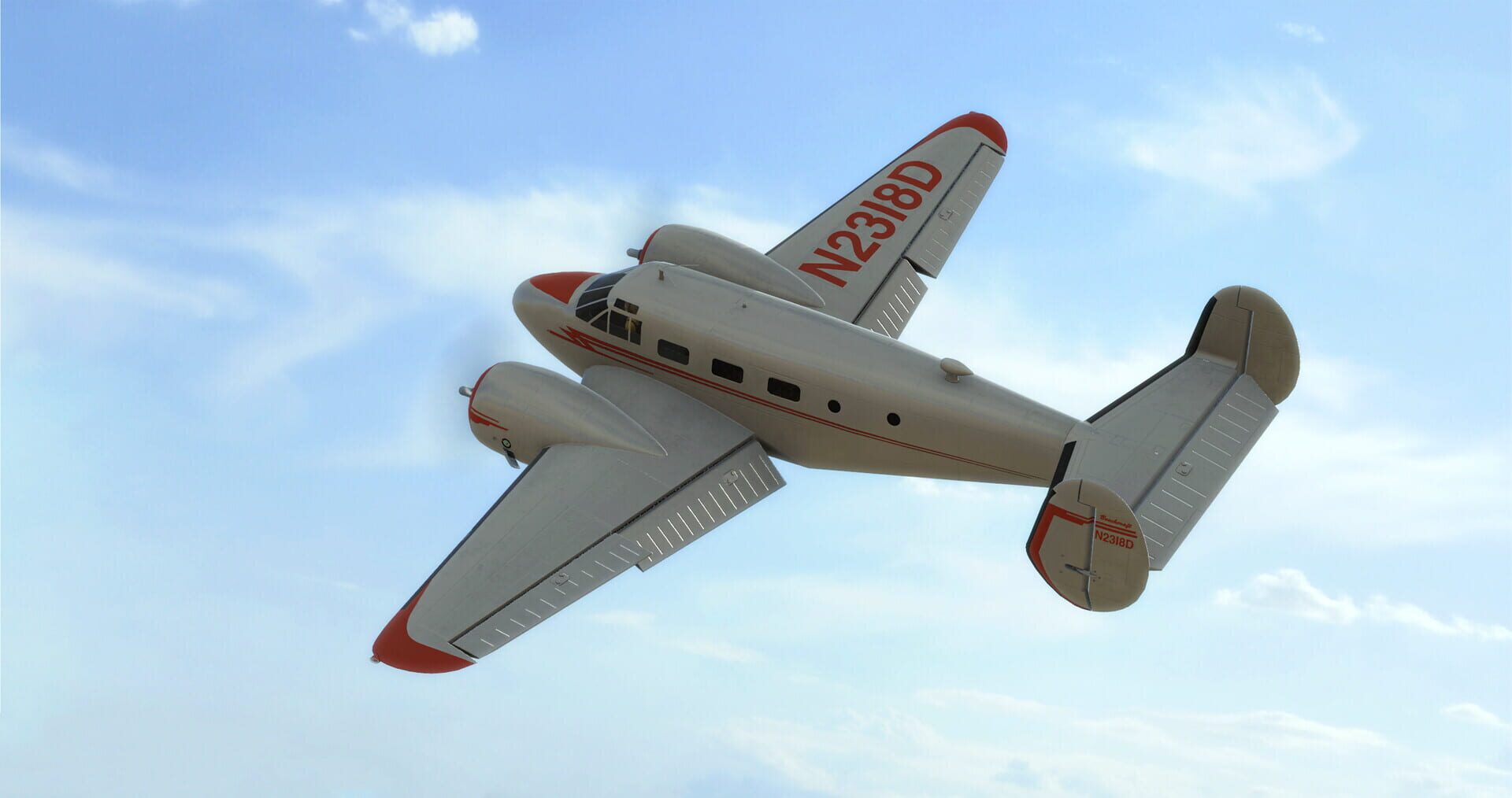 Foto do jogo RealFlight Evolution: E-flite Beechcraft D18 1.5m