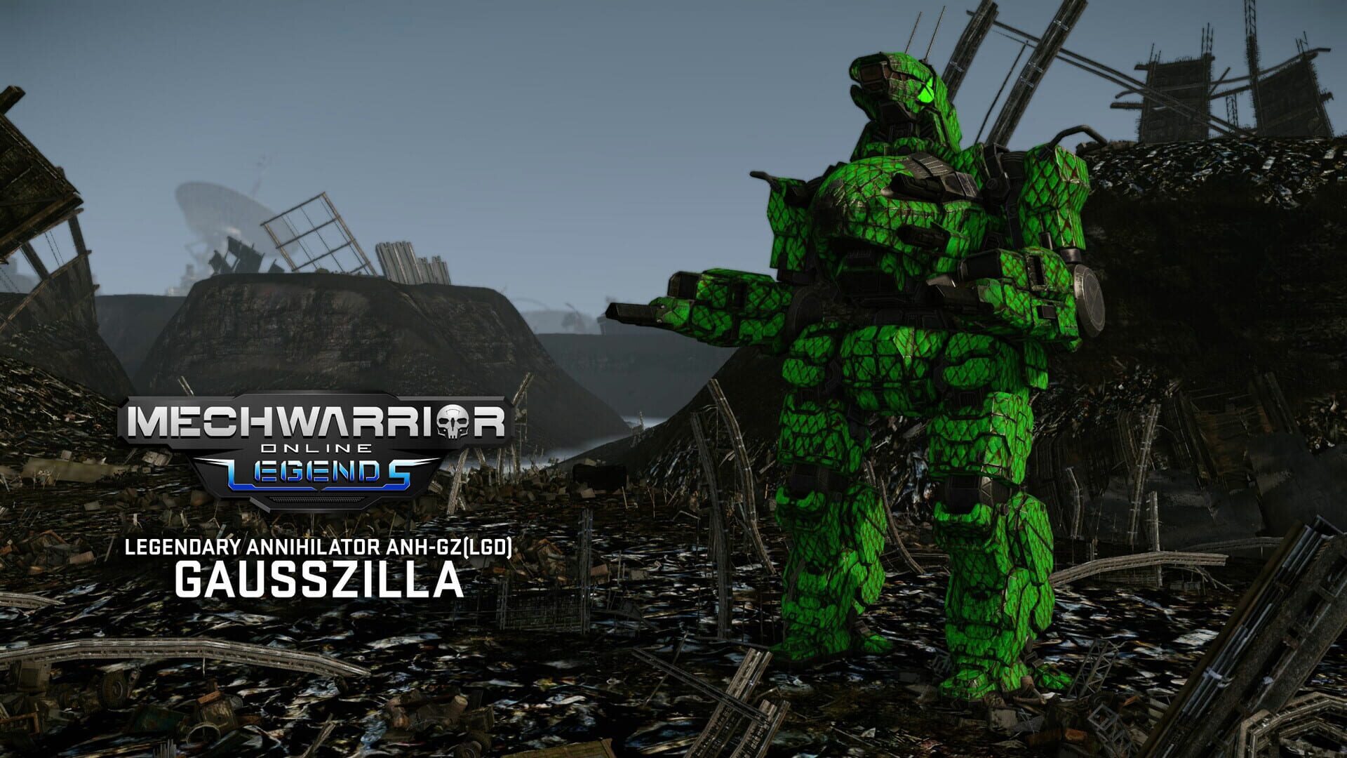 Foto do jogo MechWarrior Online: Gausszilla Legendary Mech Pack